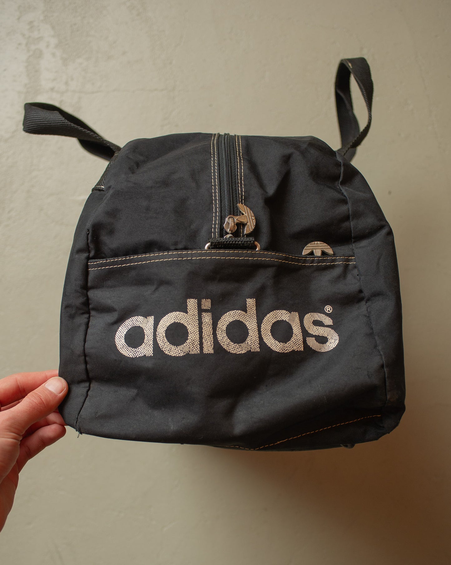 1980s Adidas Duffle Bag black