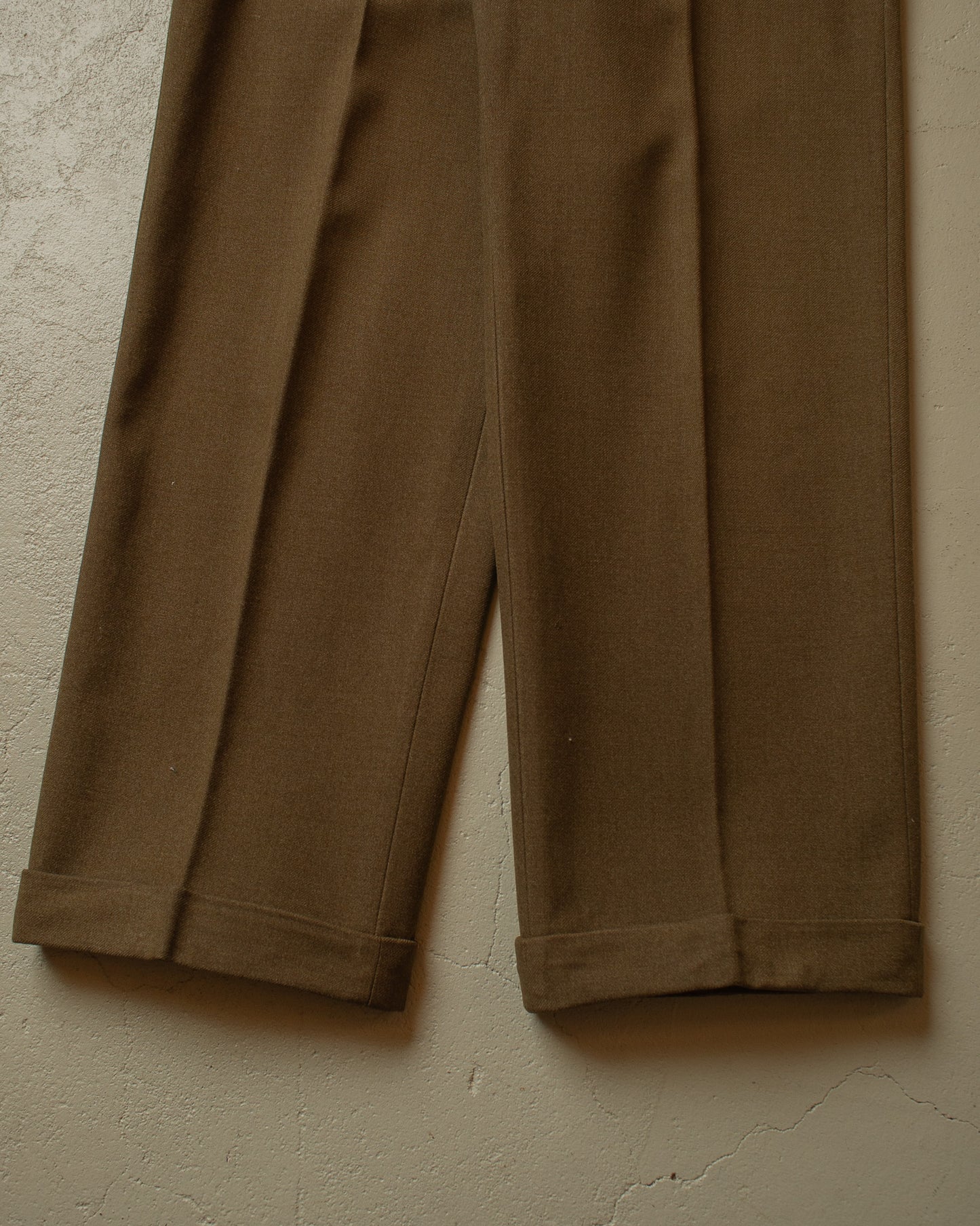 1940s WW2 US Army Field Wool Trousers khaki - W28 L30