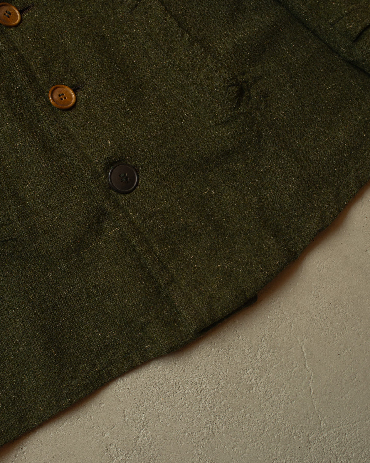 1920s/30s German modified Forestry Wool/Linen Blend Jacket green - M