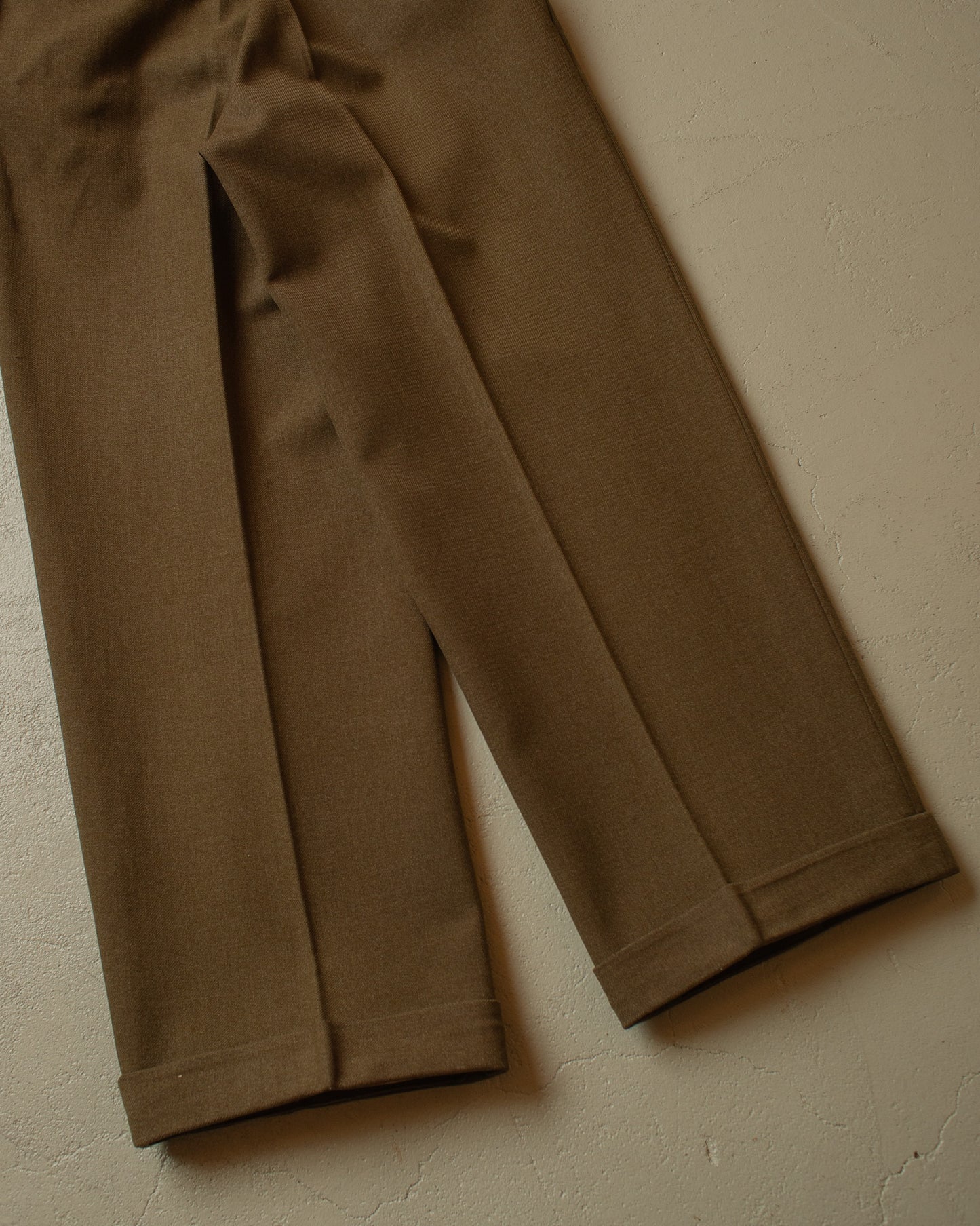1940s WW2 US Army Field Wool Trousers khaki - W28 L30