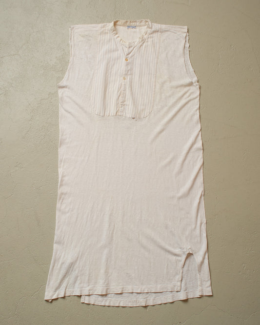 1910s/20s thrashed Undershirt white - M