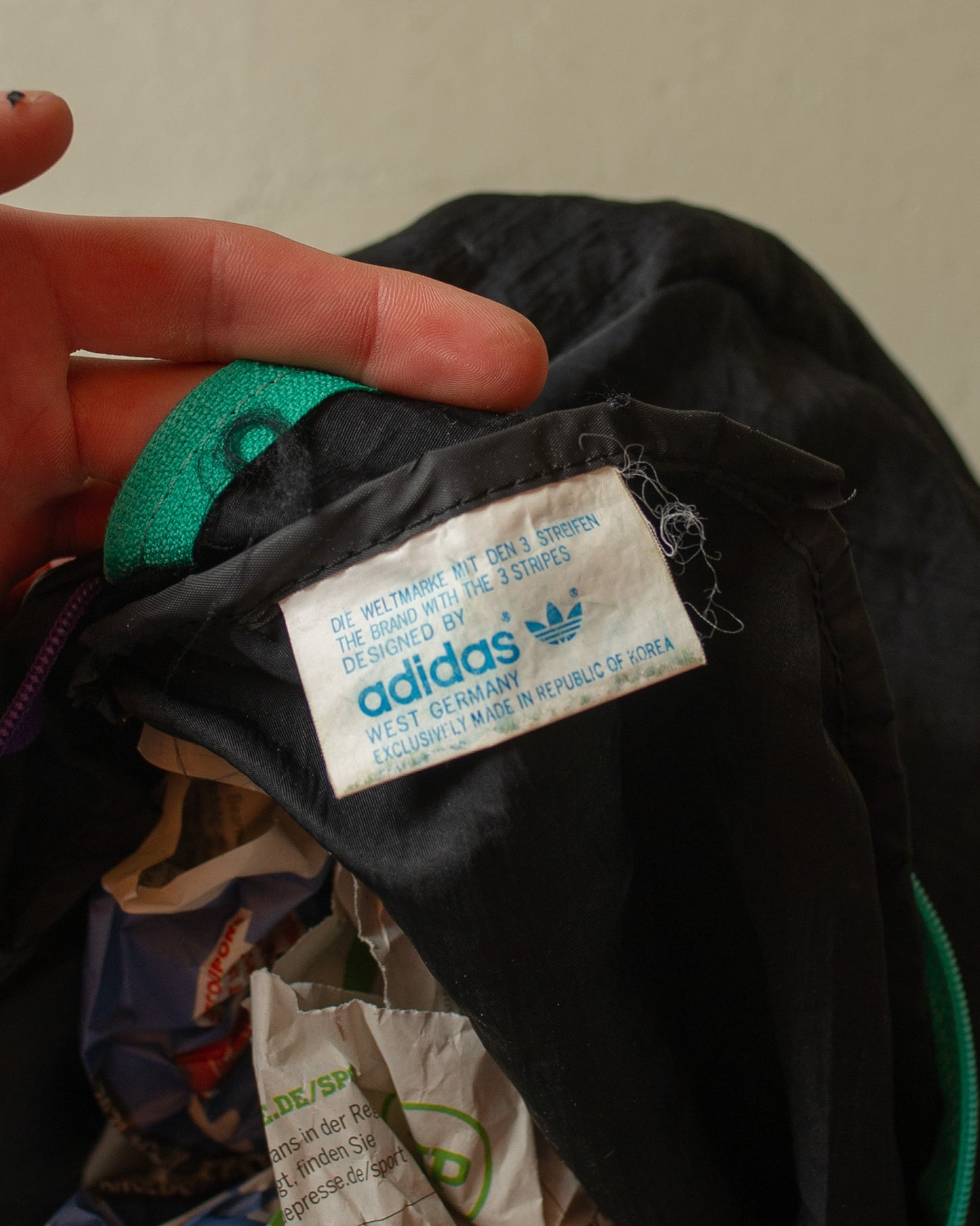 1989 Adidas Shoulder Bag black/multi