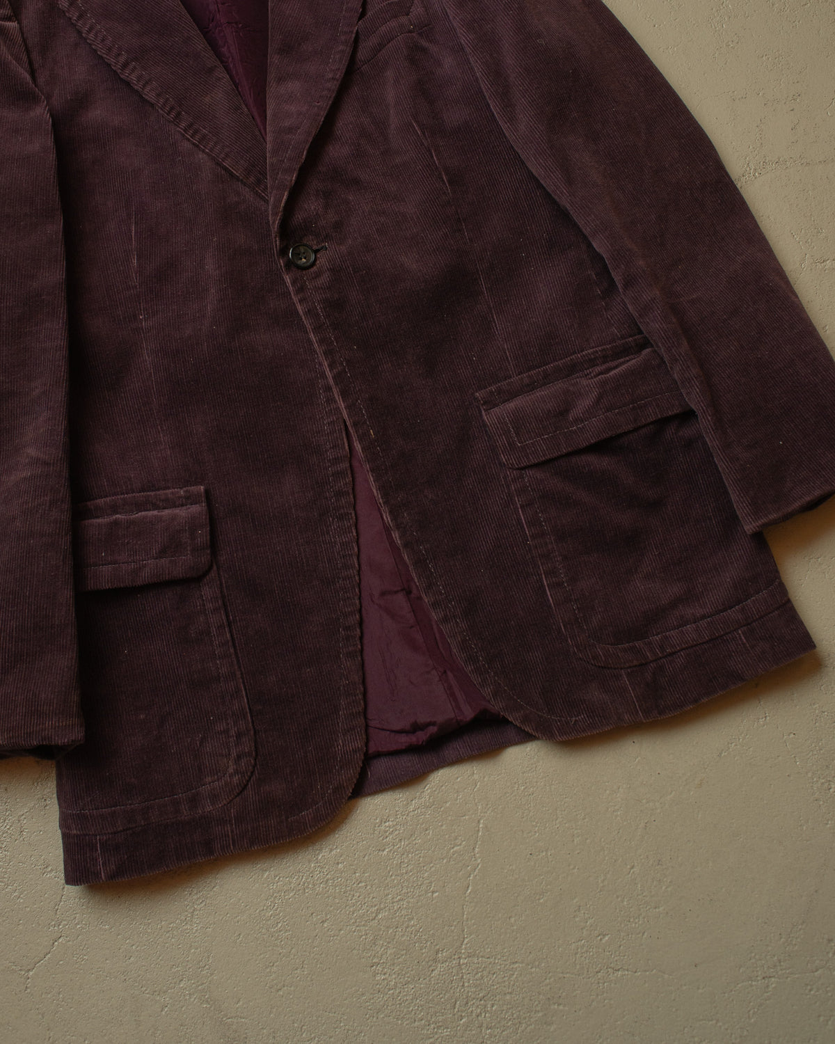 1960s/70s German Corduroy Jacket purple - S