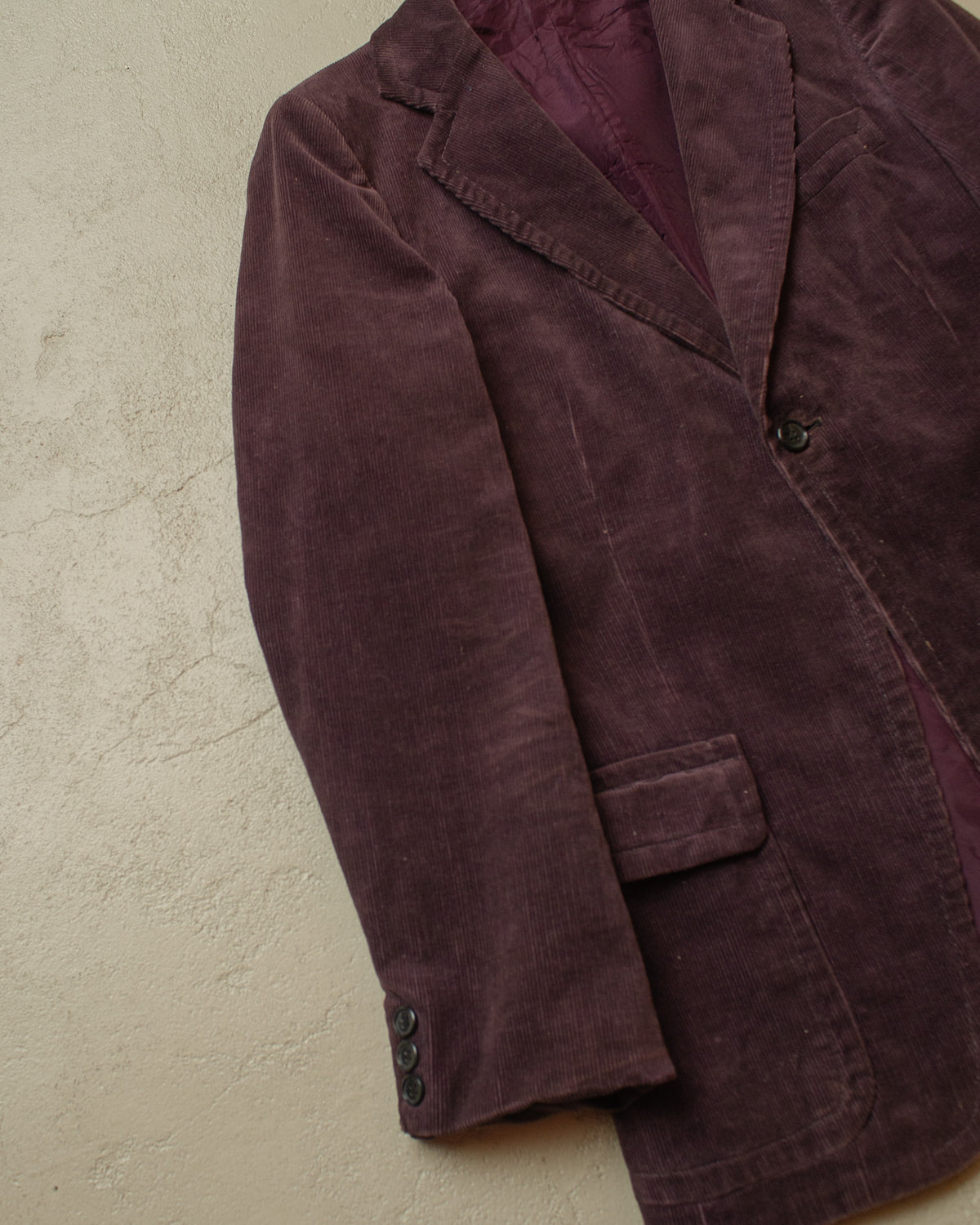 1960s/70s German Corduroy Jacket purple - S