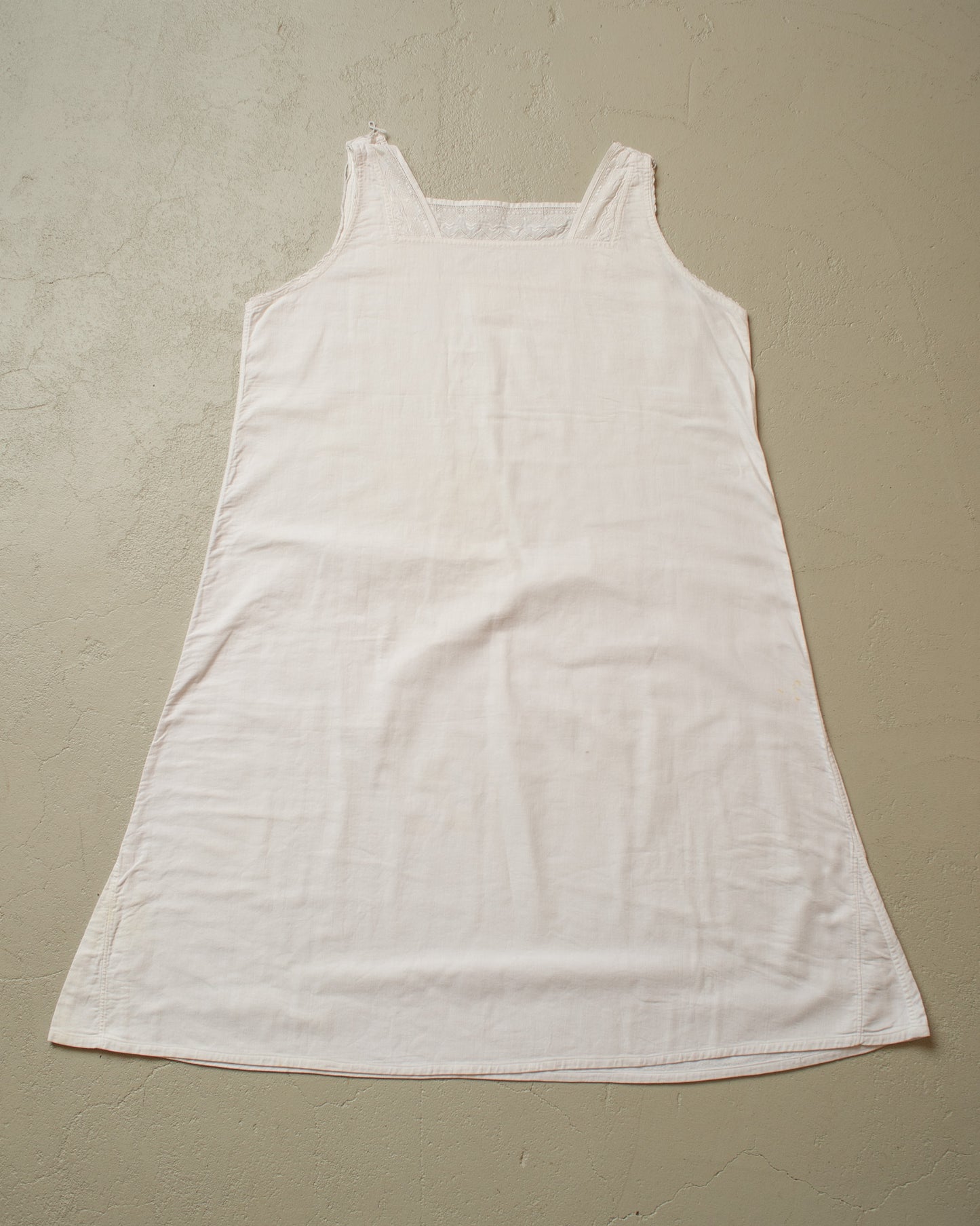 1900s/20s Womens Underdress white - L/XL