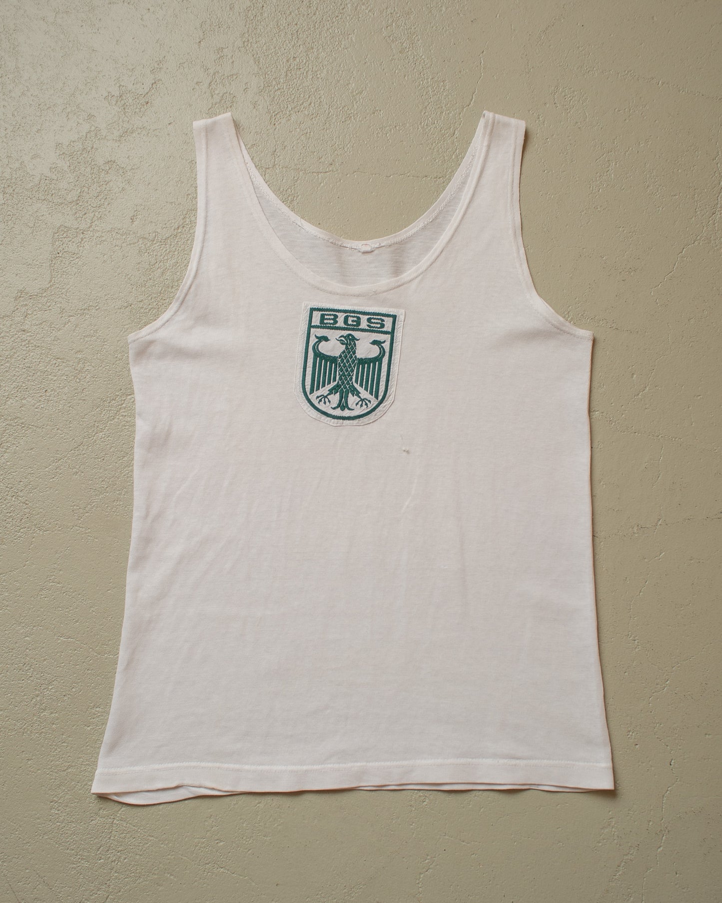 1970s/80s Bundesgrenzschutz Top white - M