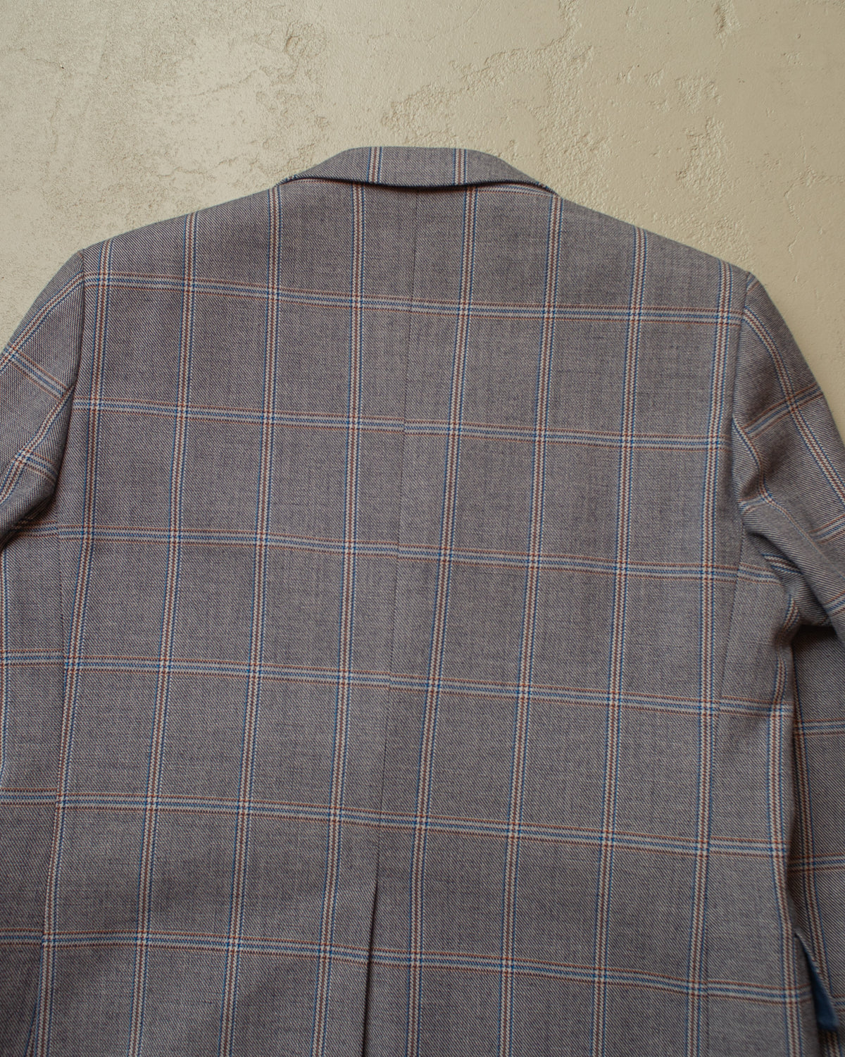 1960s/70s German checkered Two-Piece Suit grey - M/L
