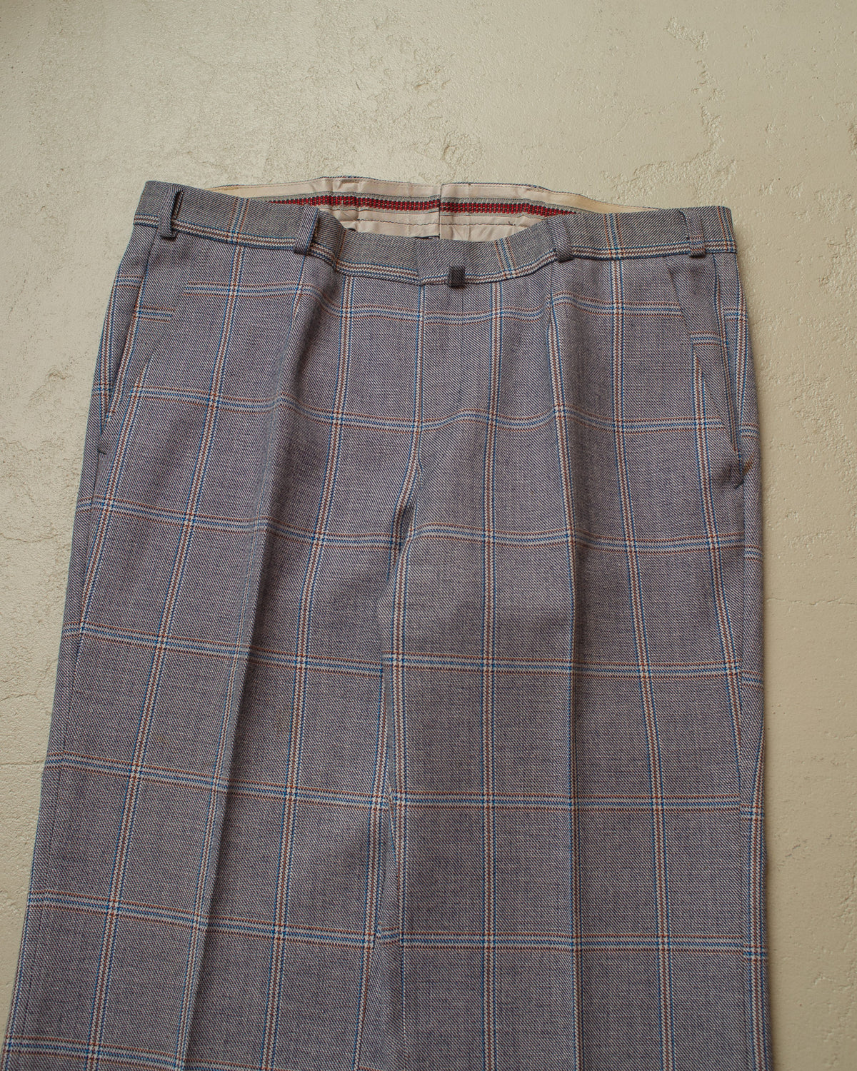 1960s/70s German checkered Two-Piece Suit grey - M/L