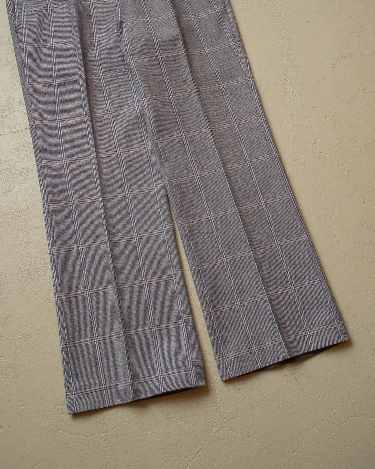 1960s/70s German checkered Two-Piece Suit grey - M/L