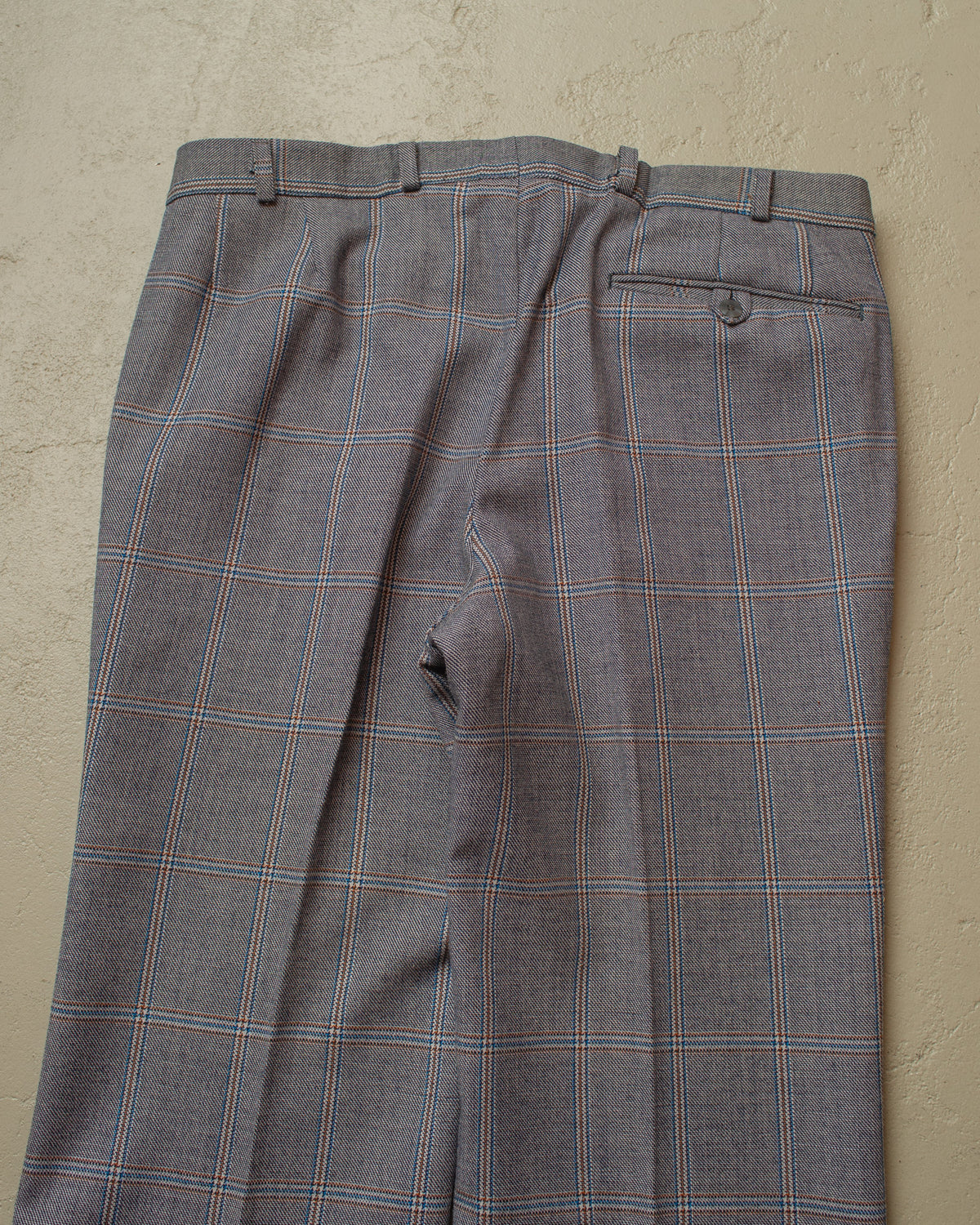 1960s/70s German checkered Two-Piece Suit grey - M/L