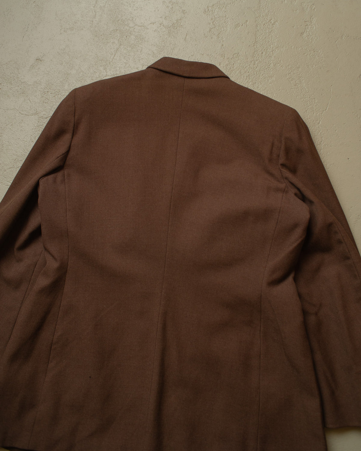 1940s/50s German Womens C&A Double breasted Suit brown - L/XL