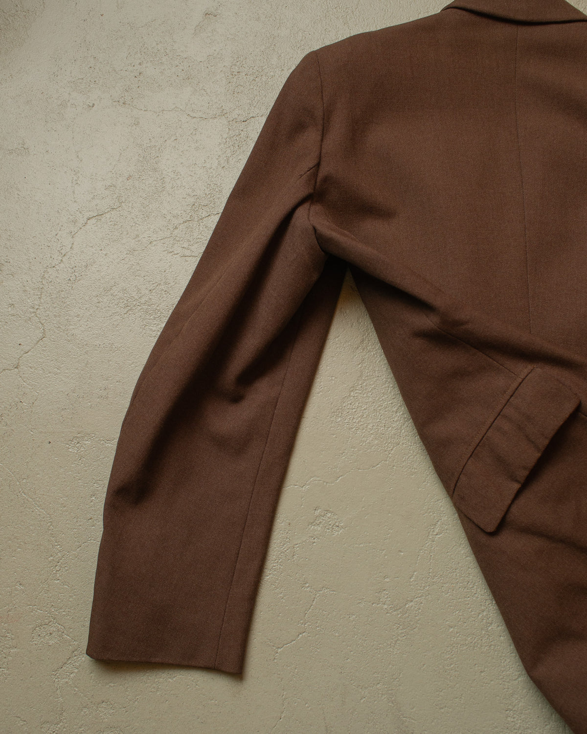 1940s/50s German Womens C&A Double breasted Suit brown - L/XL