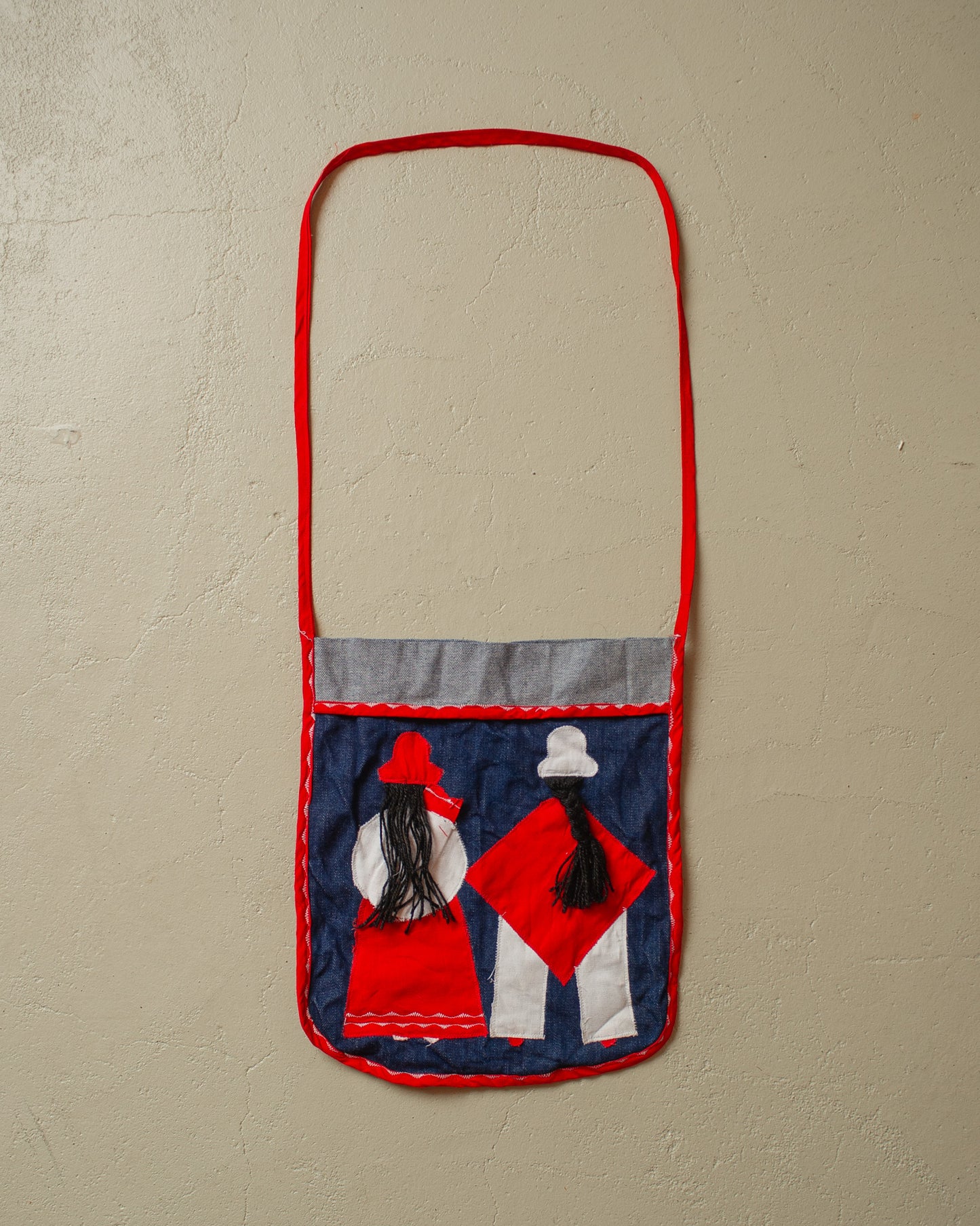 1970s/80s Denim Shoulder Bag navyblue