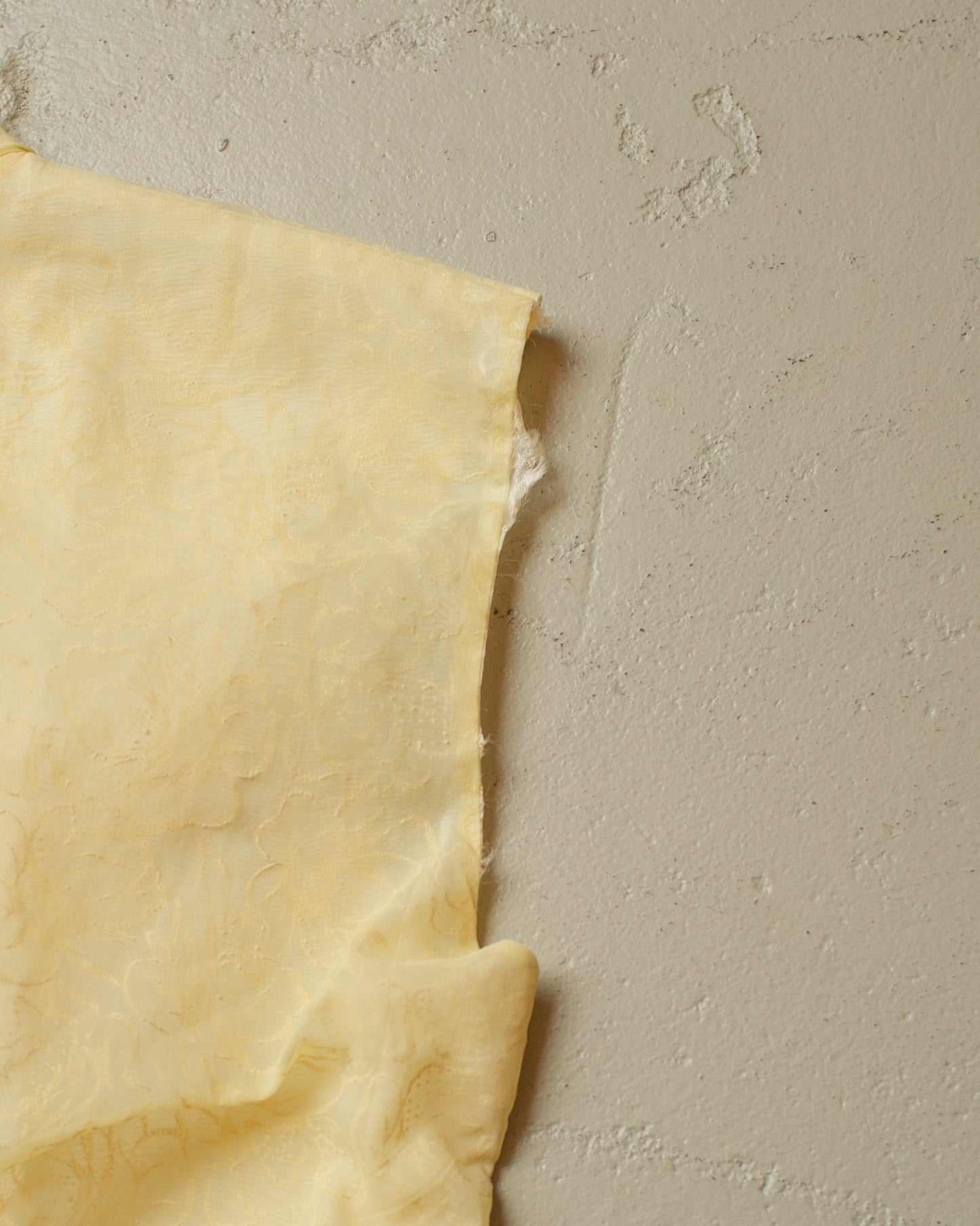 1950s/60s Womens Sleeveless Dress yellow - M
