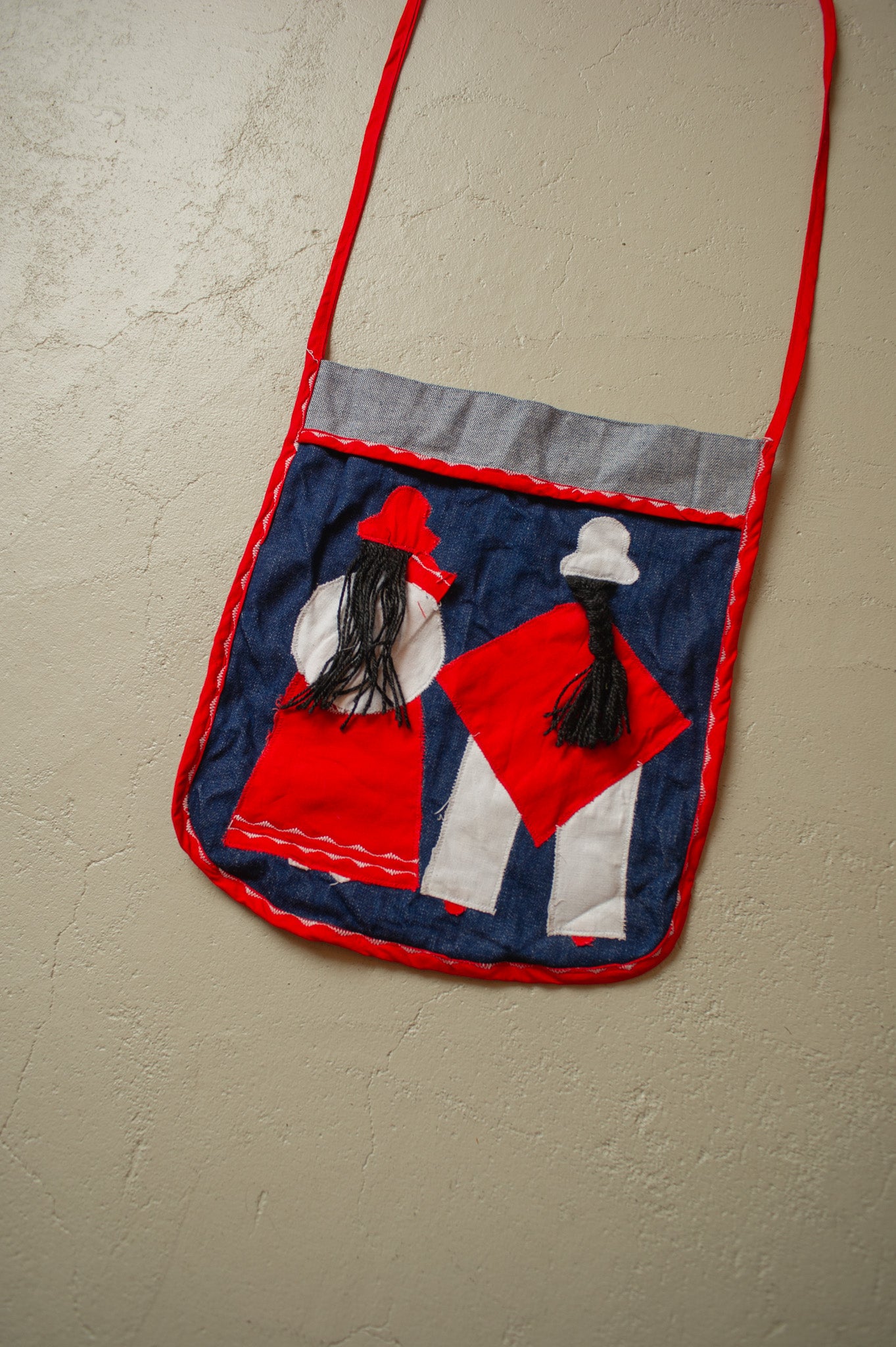 1970s/80s Denim Shoulder Bag navyblue