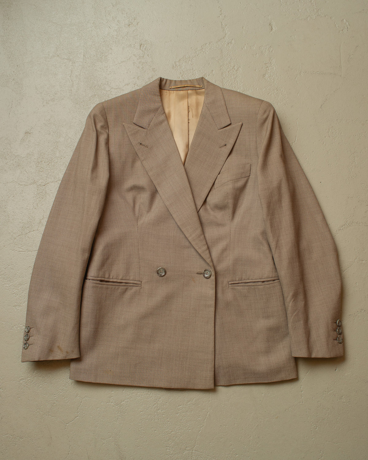 1940s/50s German Womens Double breasted Suit grey - S/M