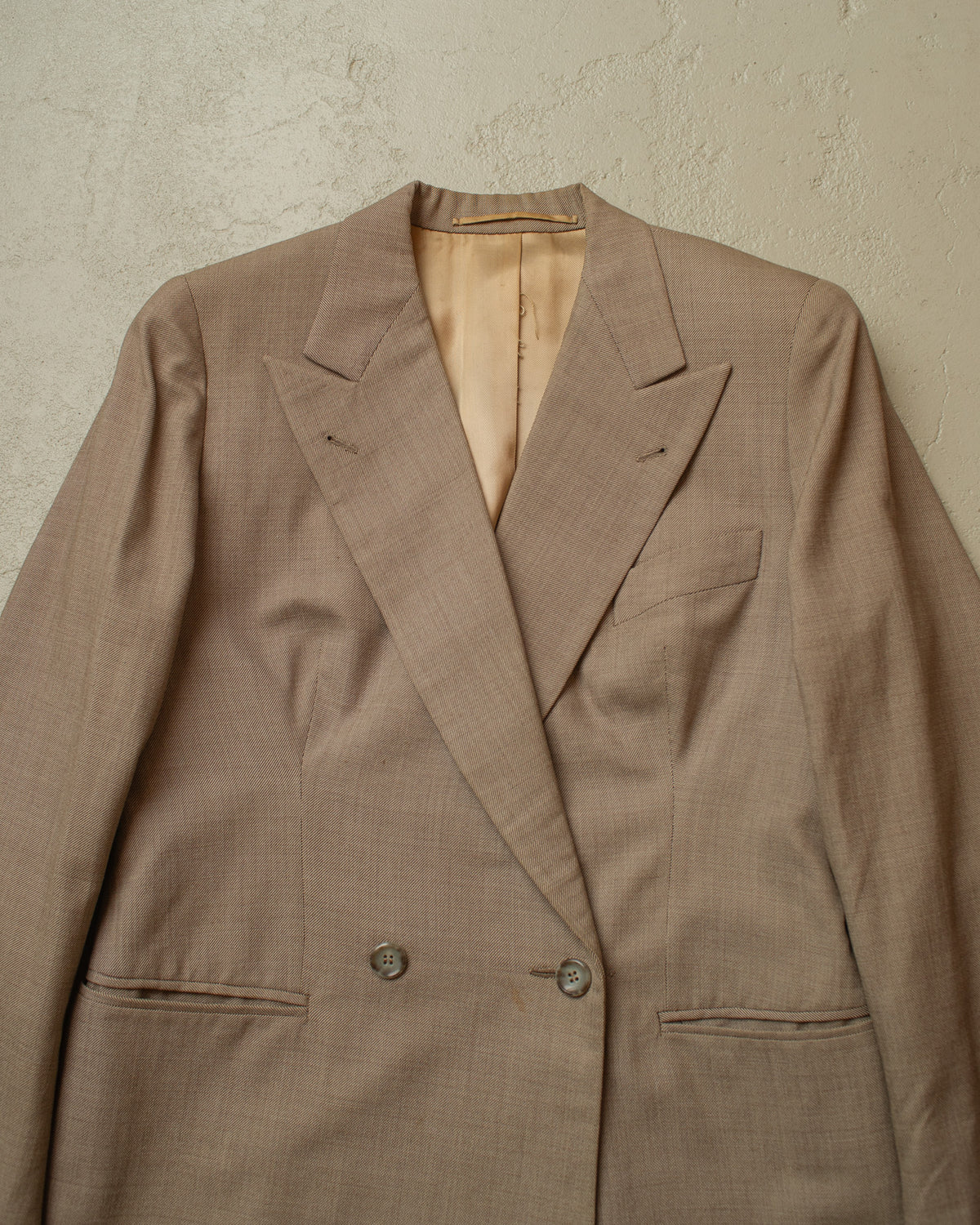 1940s/50s German Womens Double breasted Suit grey - S/M