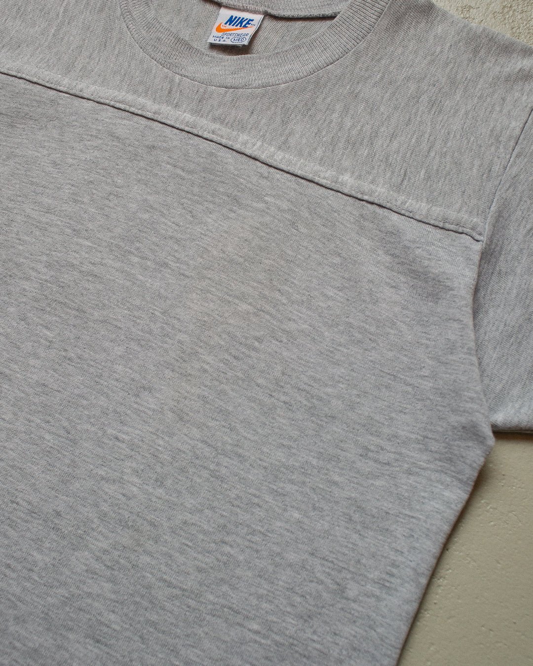 early 80s Nike Sleeve Print T-shirt grey - M