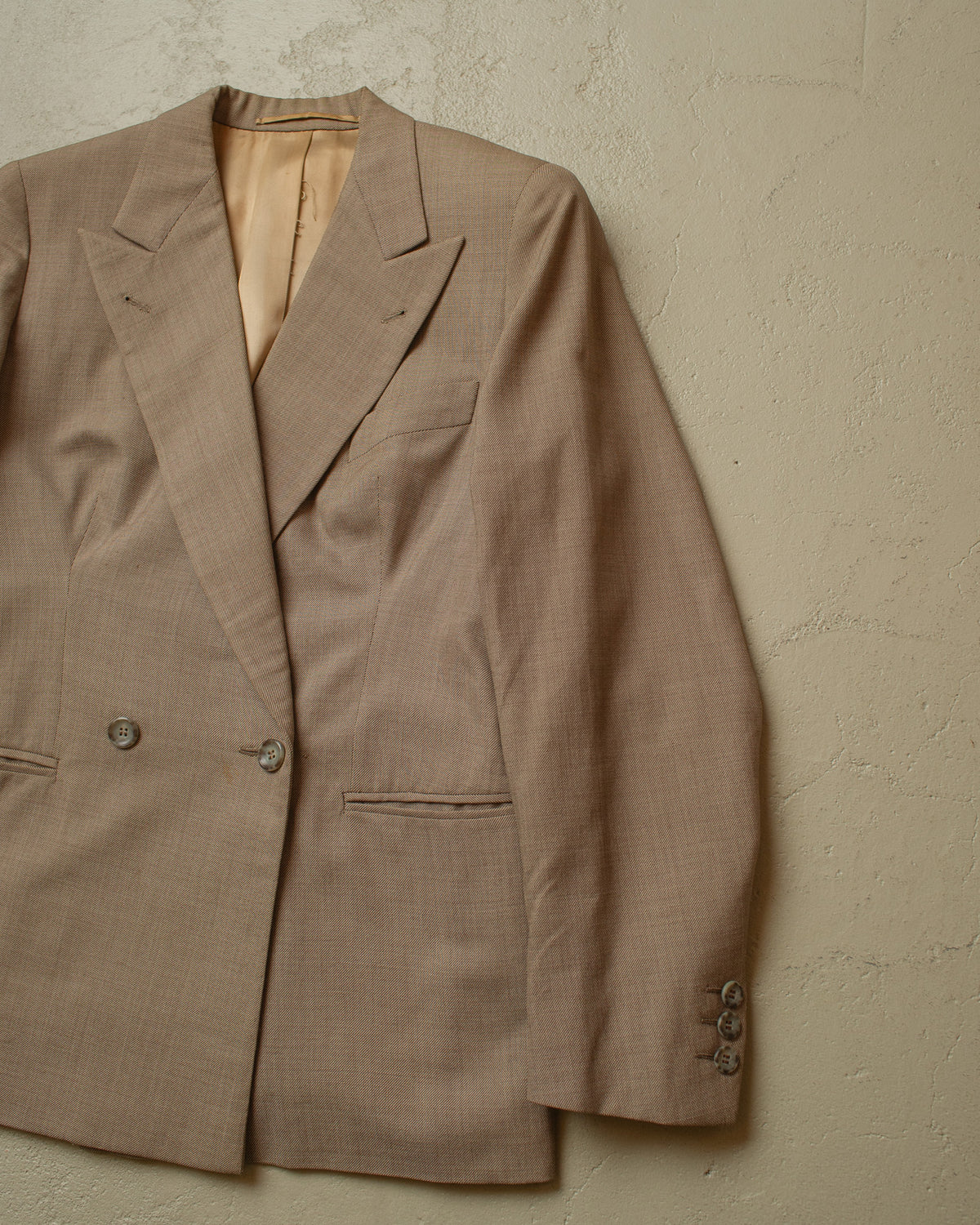 1940s/50s German Womens Double breasted Suit grey - S/M