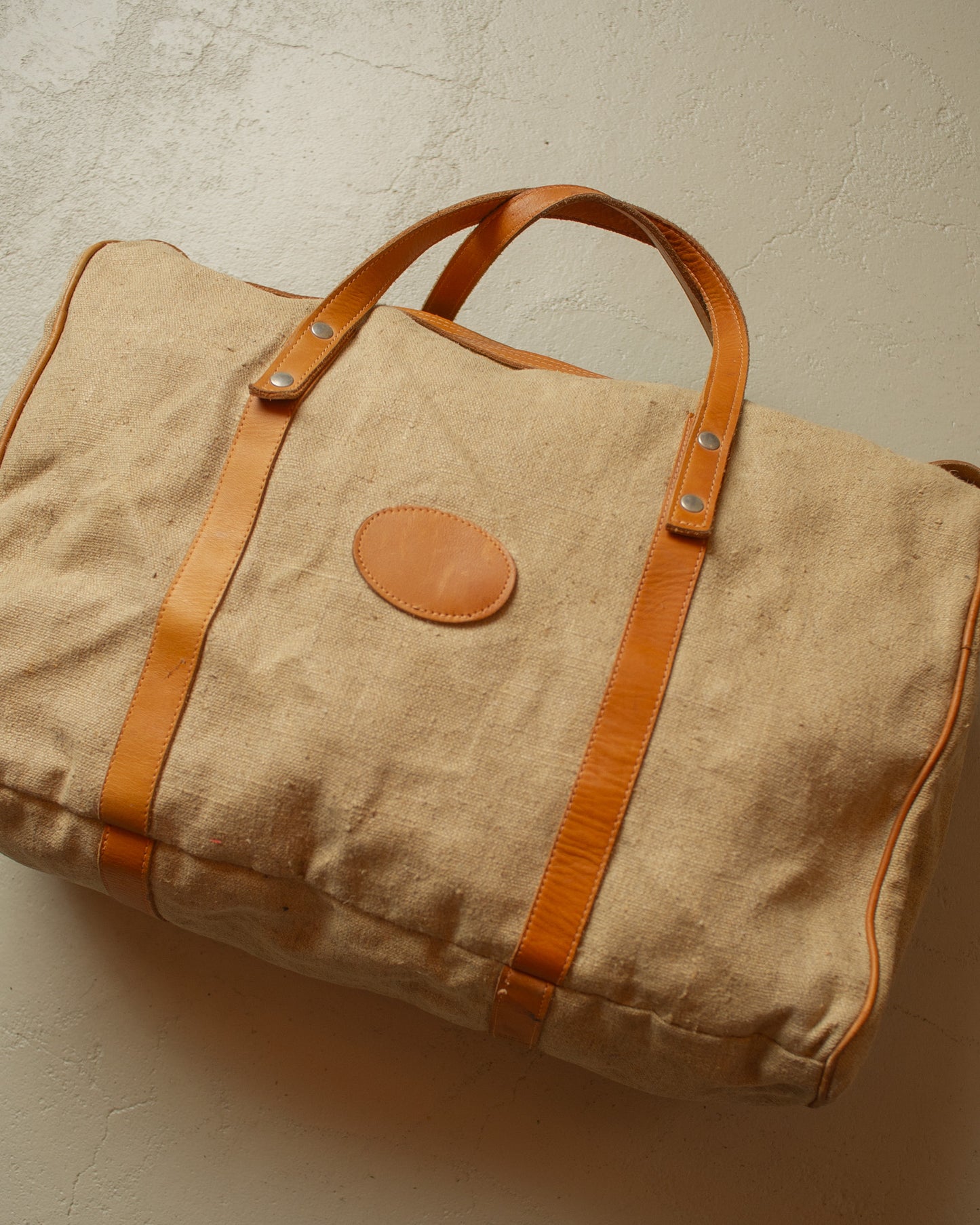 1960s/70s Duffle Bag beige