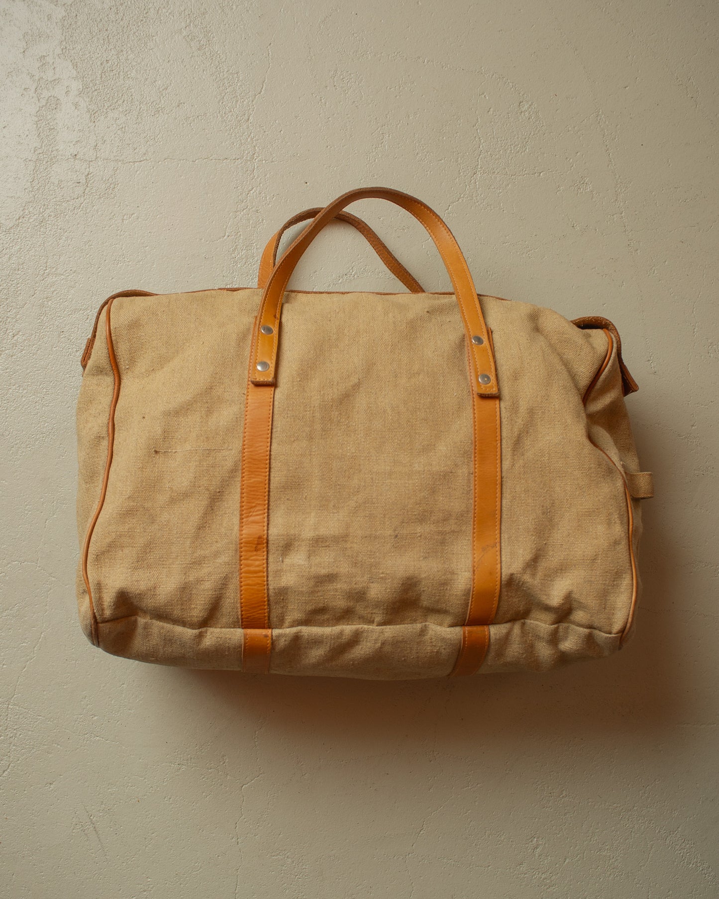 1960s/70s Duffle Bag beige