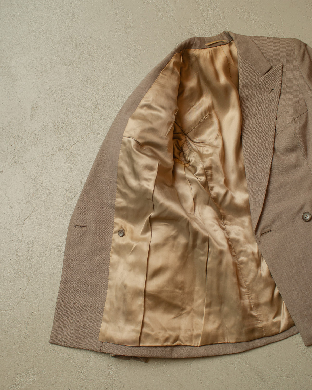 1940s/50s German Womens Double breasted Suit grey - S/M