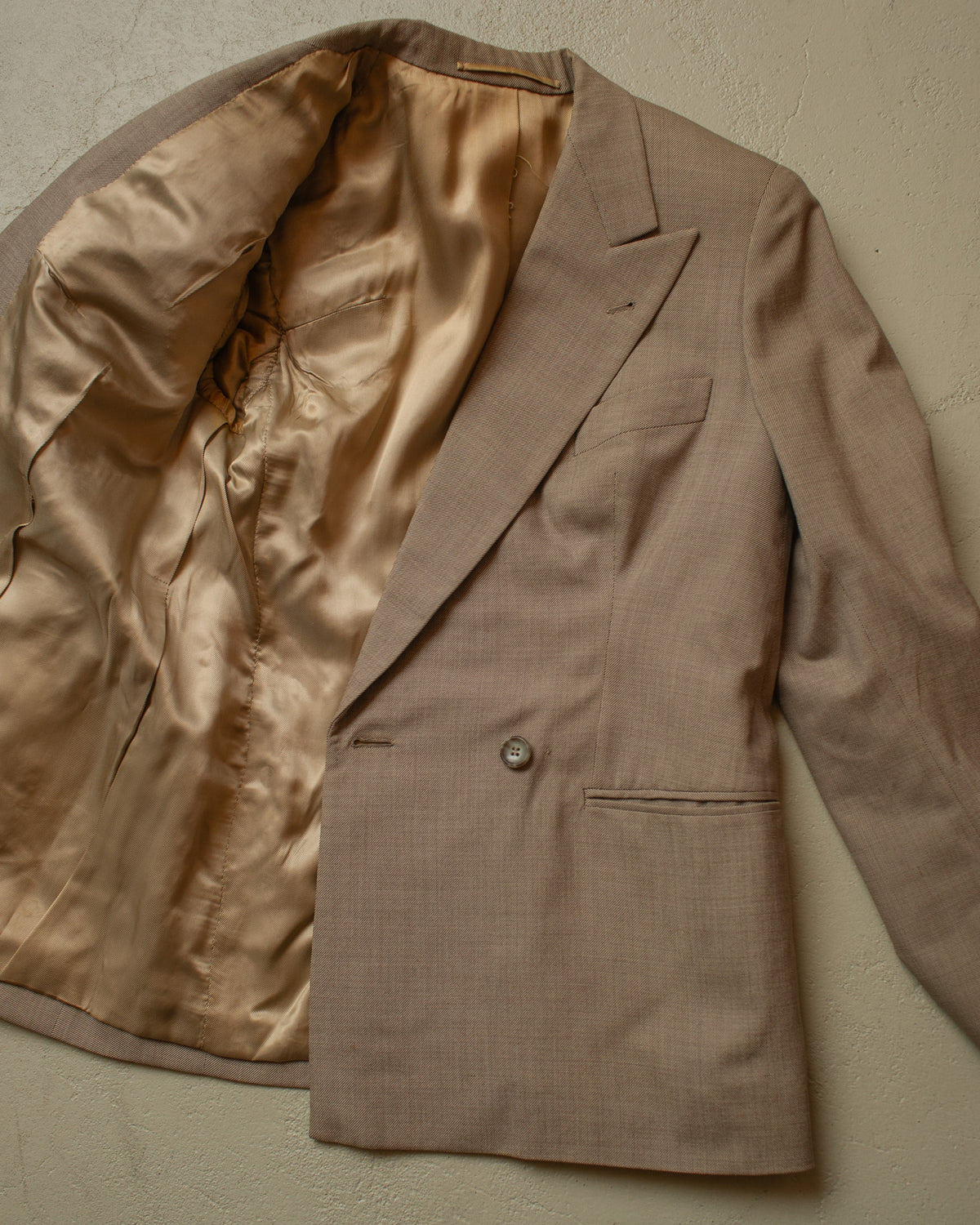 1940s/50s German Womens Double breasted Suit grey - S/M