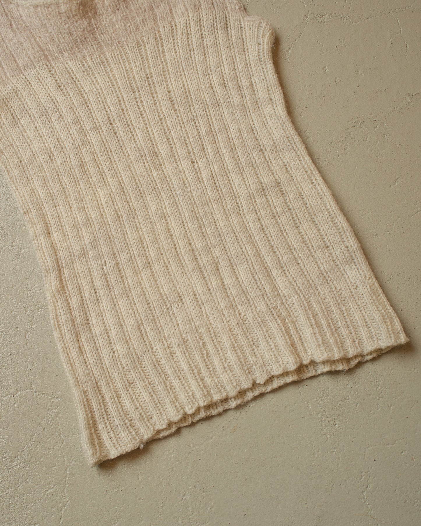 1920s Womens Handknit Undershirt beige - S