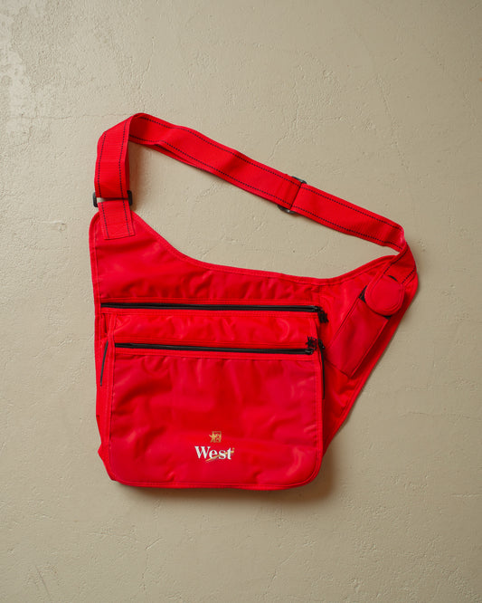 1990s West Cigarettes Sidebag red