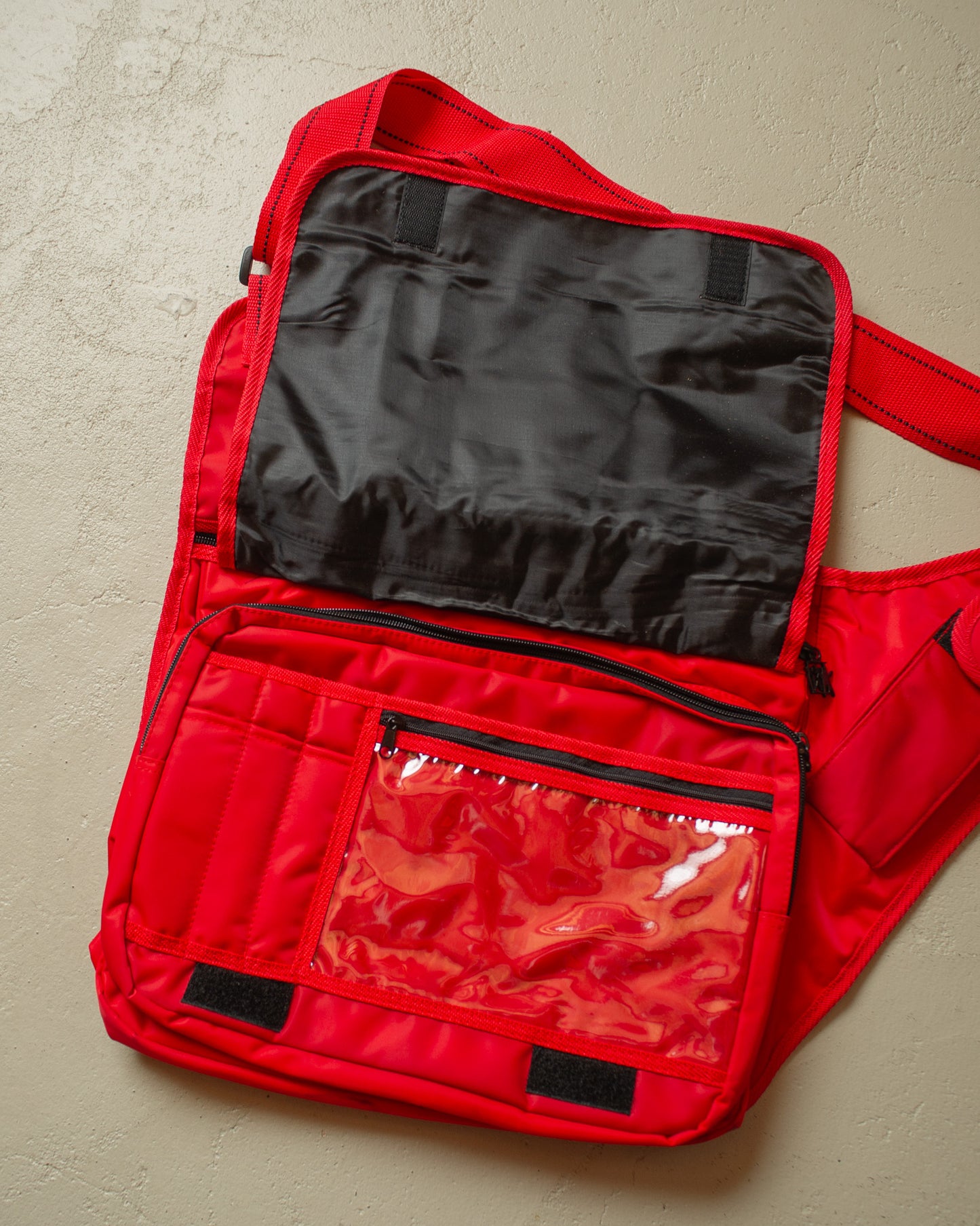 1990s West Cigarettes Sidebag red