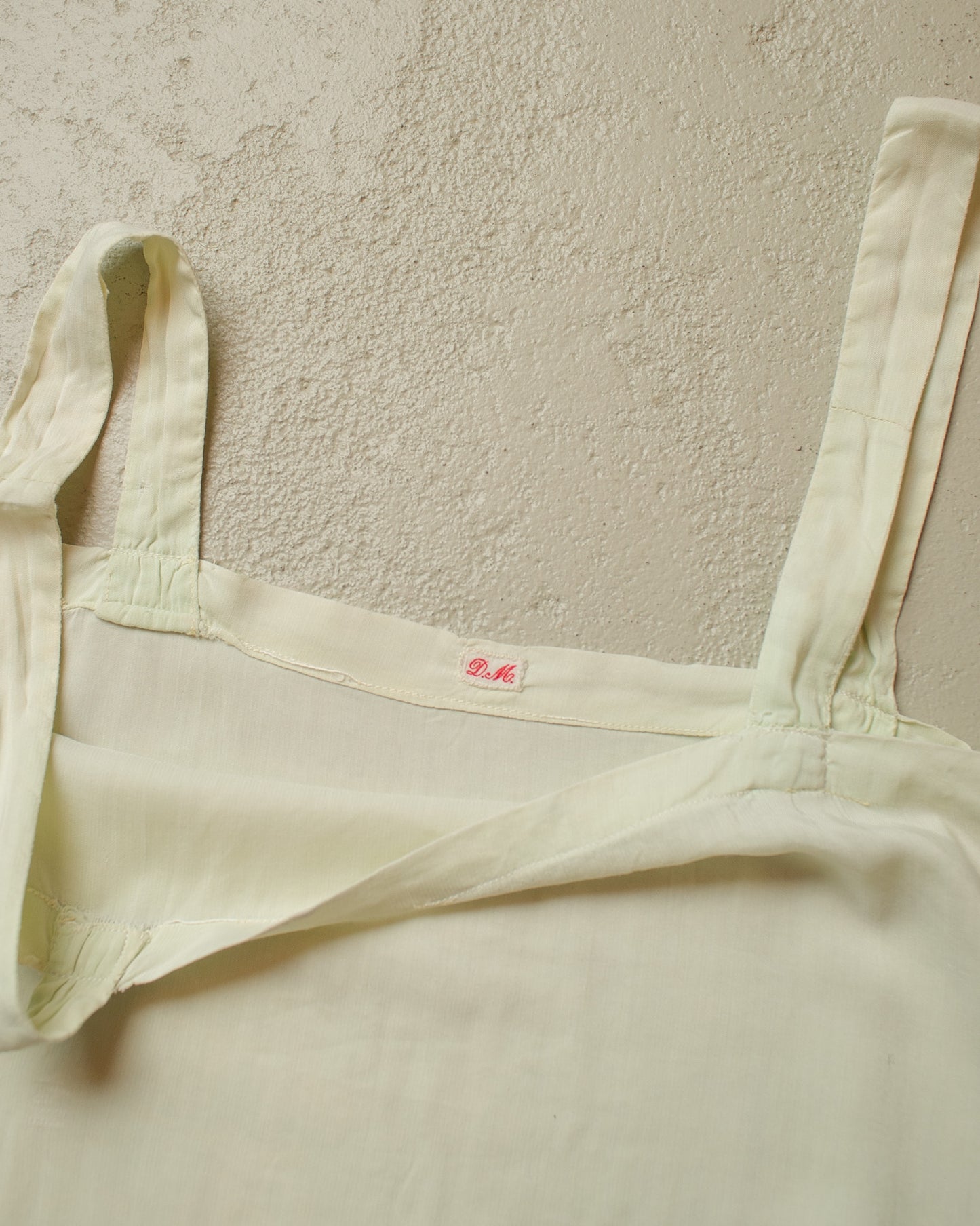 1900s/20s Womens Silk Slip Dress - S/M