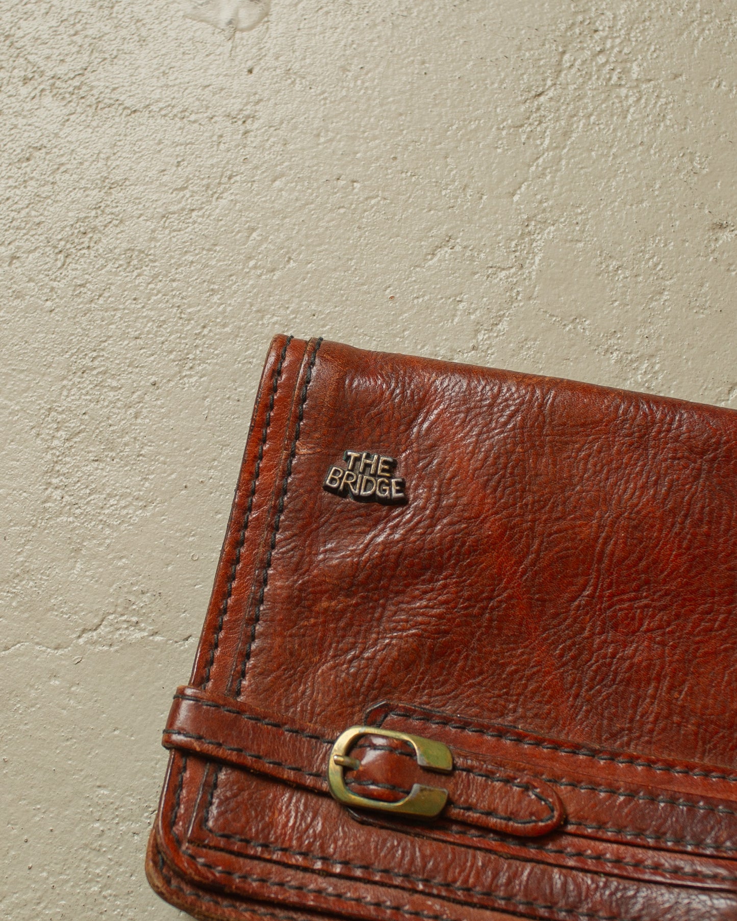1980s The Bridge Leather Purse brown