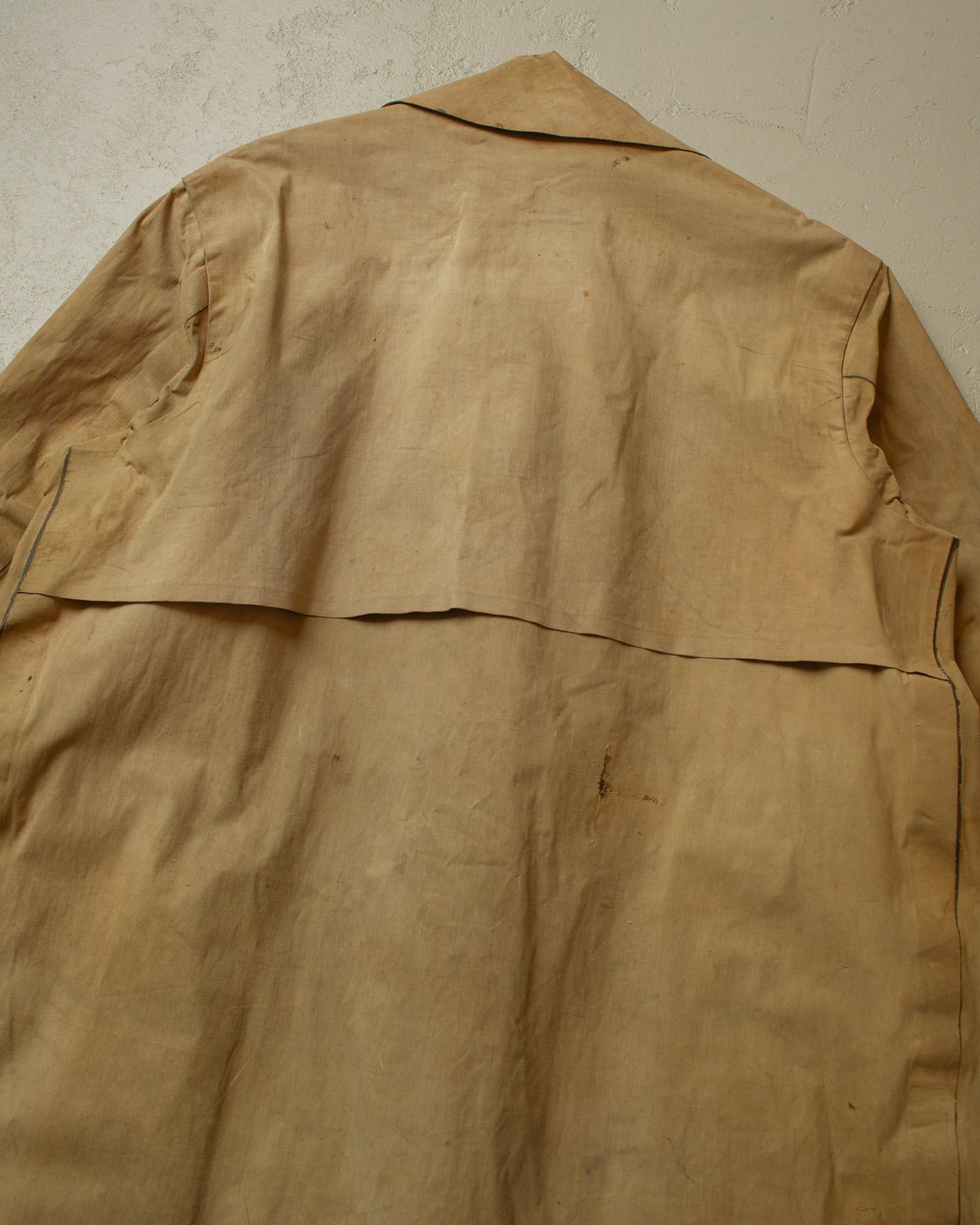 1943 US Army WW2 Rubber Rain Coat beige - M