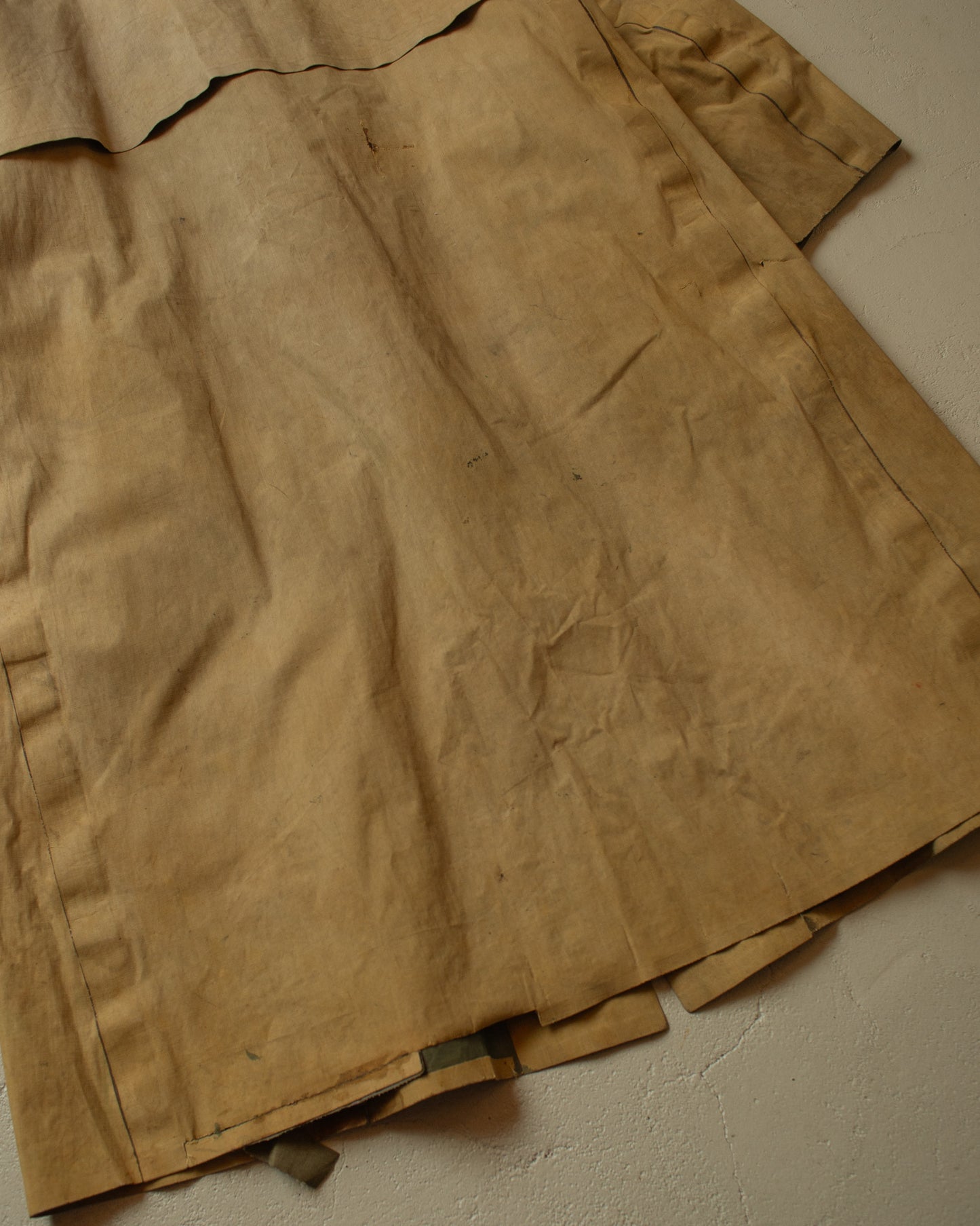 1943 US Army WW2 Rubber Rain Coat beige - M