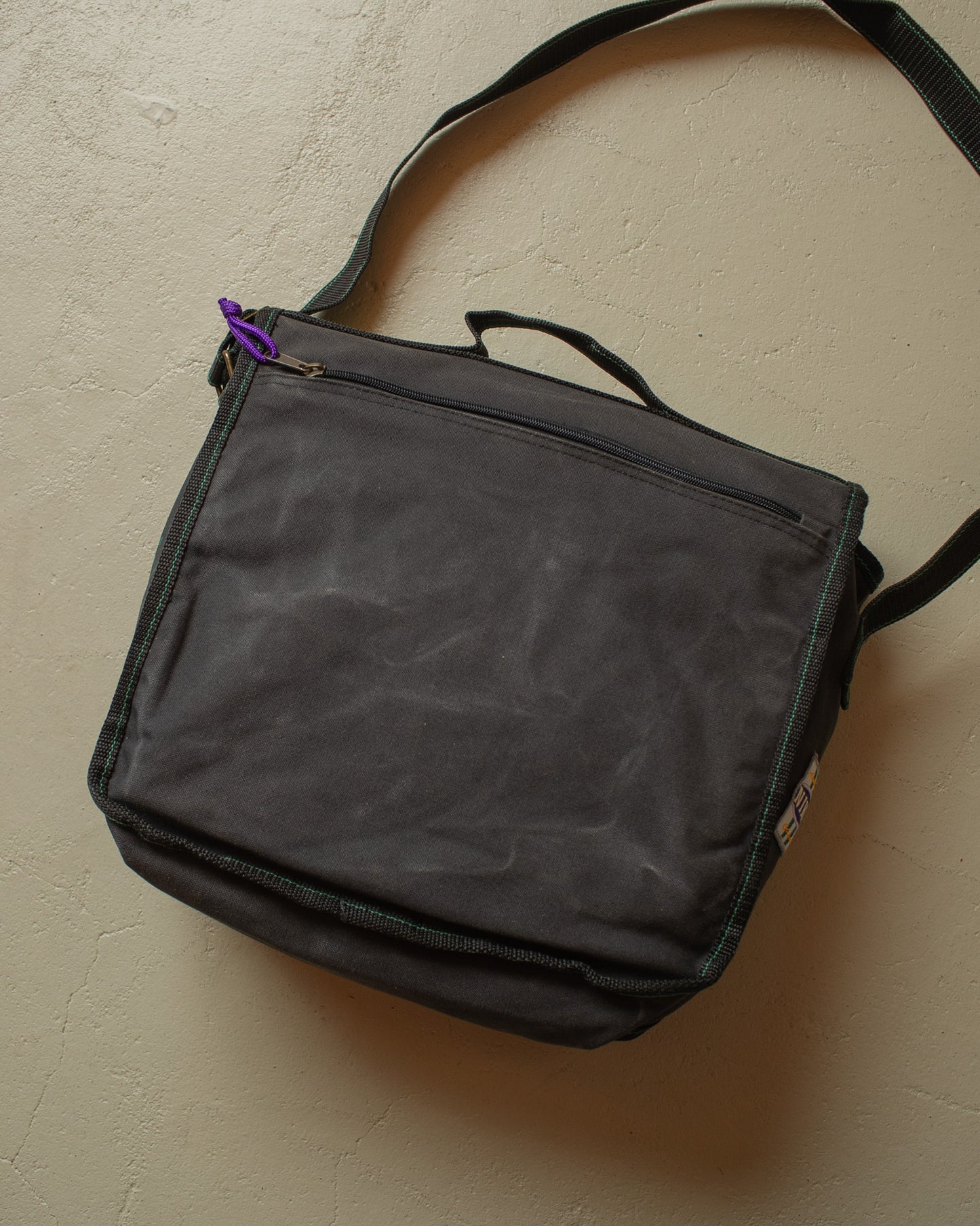 1990s Nike Shoulder Bag faded green/black