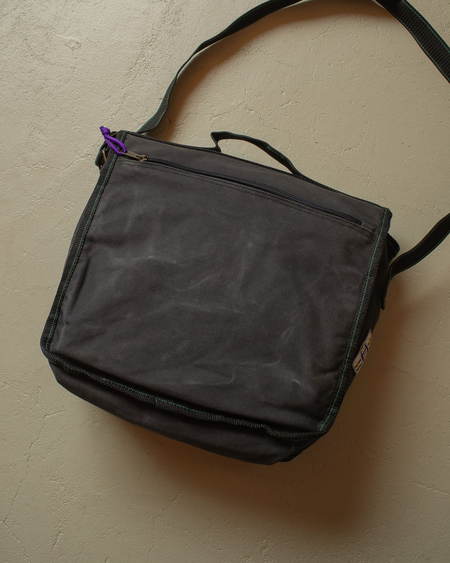 1990s Nike Shoulder Bag faded green/black