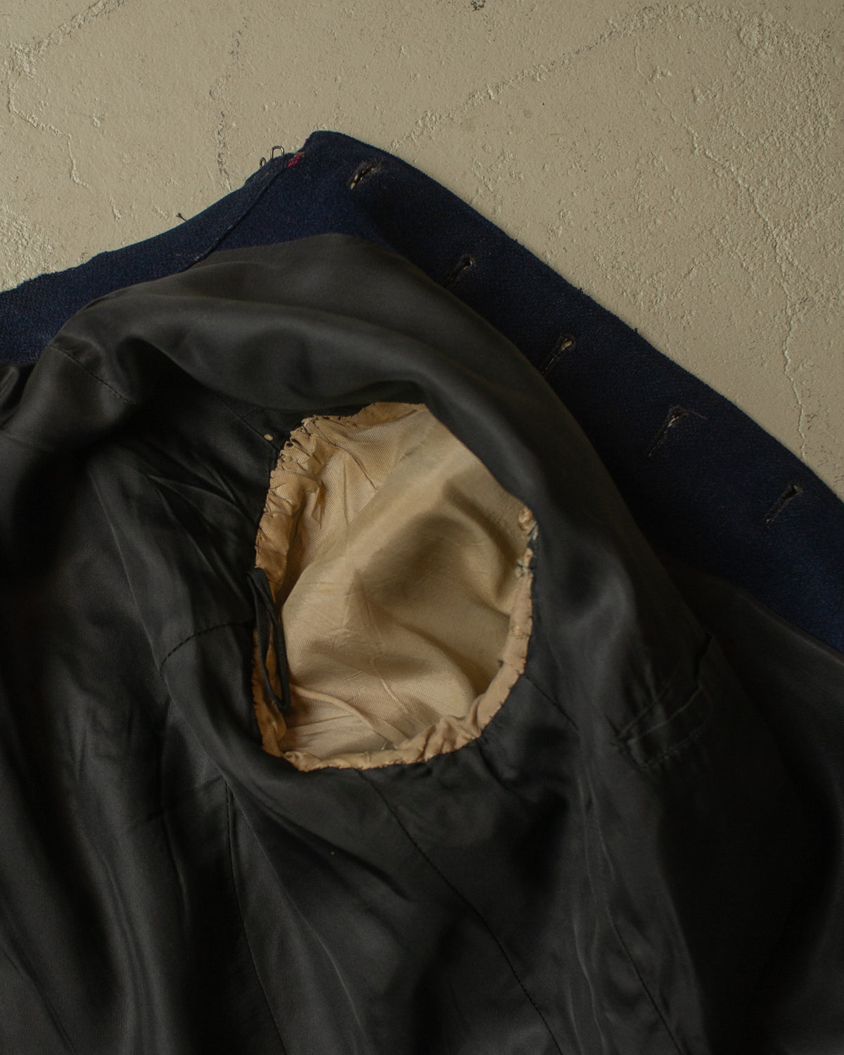 ca. 1930s German Volunteer Firefighter Wool Tunic nayvblue - M