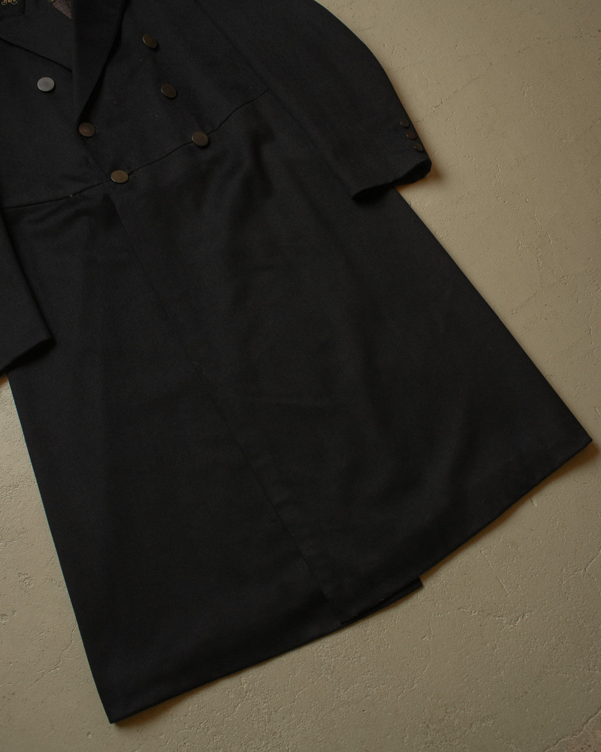 ca. 1920s Eindhoven made Wool Overcoat black - M/L