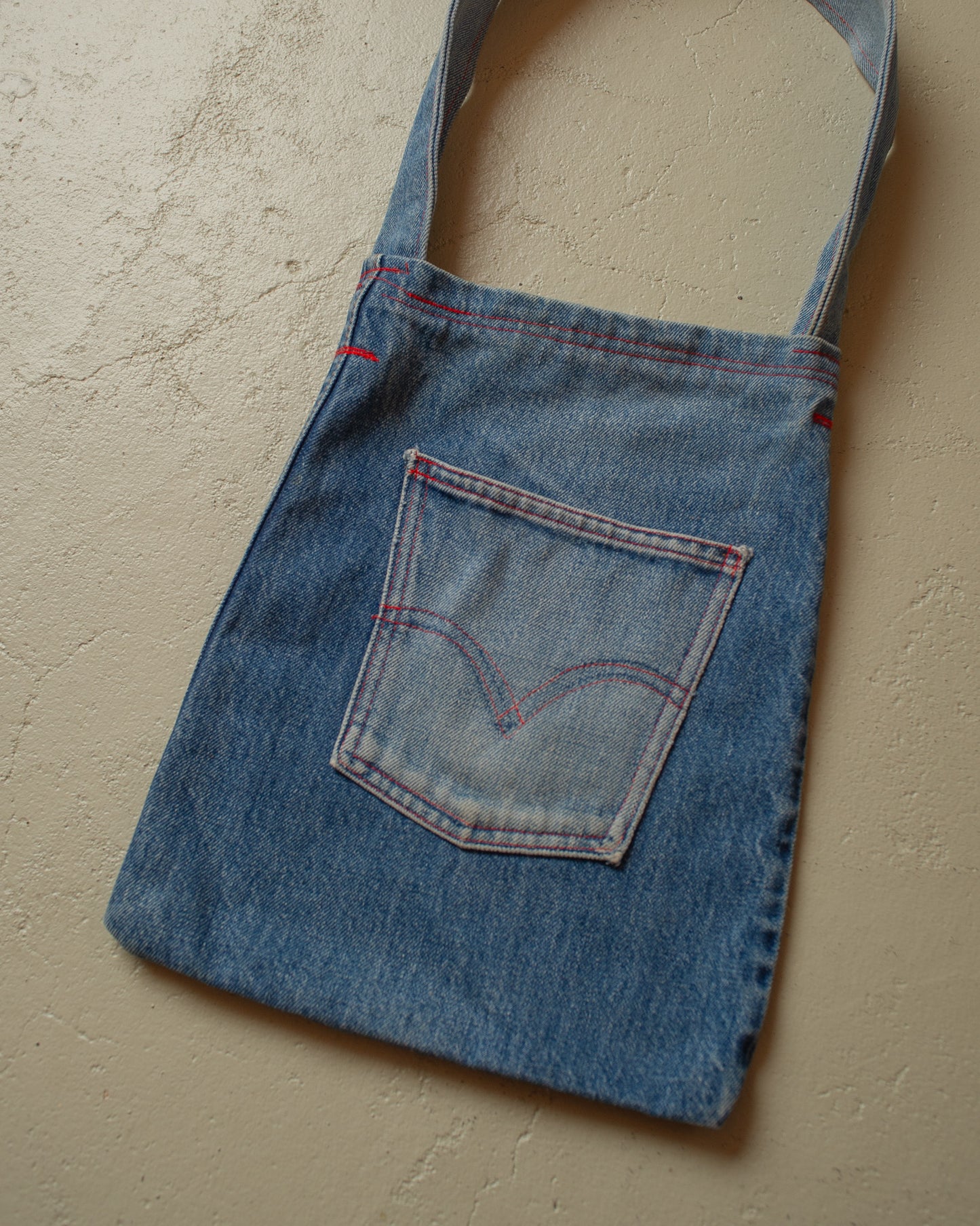 1980s Selfmade Levi´s Denim Shoulder Bag