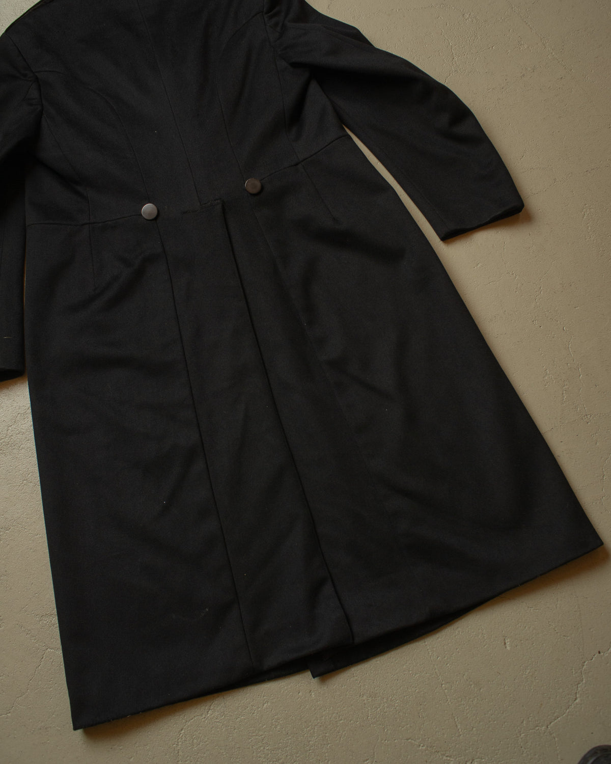ca. 1920s Eindhoven made Wool Overcoat black - M/L