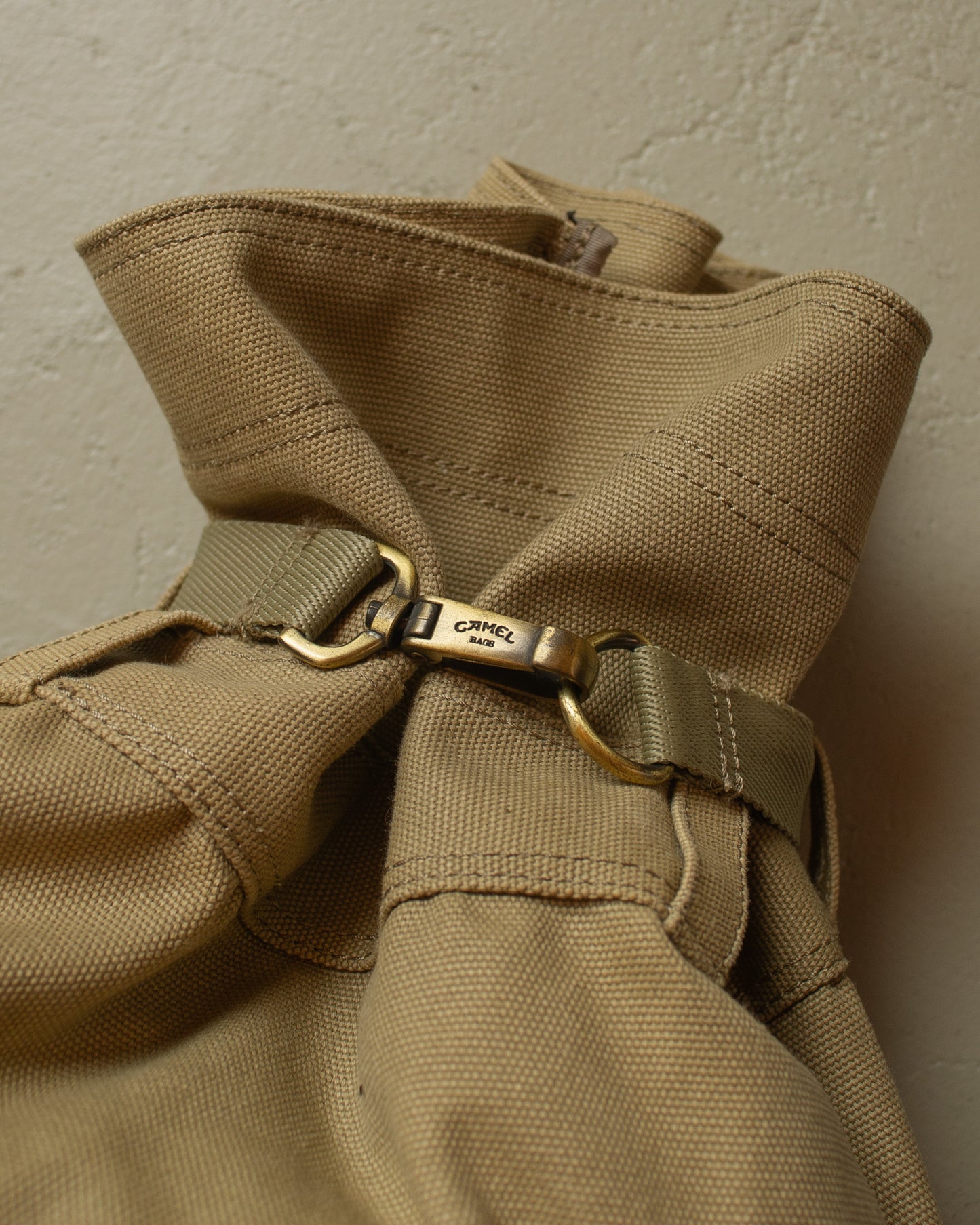 1990s Camel Backpack beige