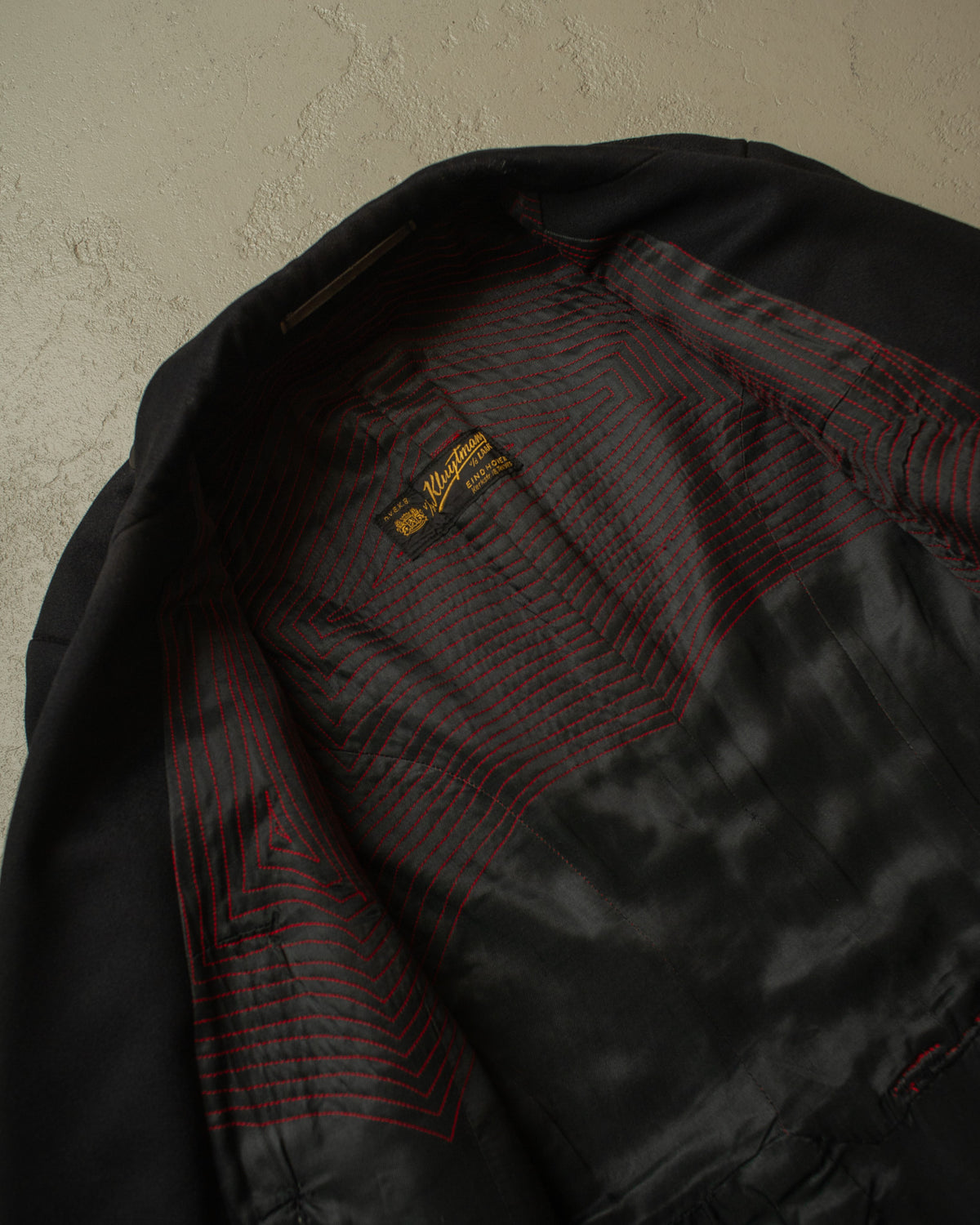 ca. 1920s Eindhoven made Wool Overcoat black - M/L