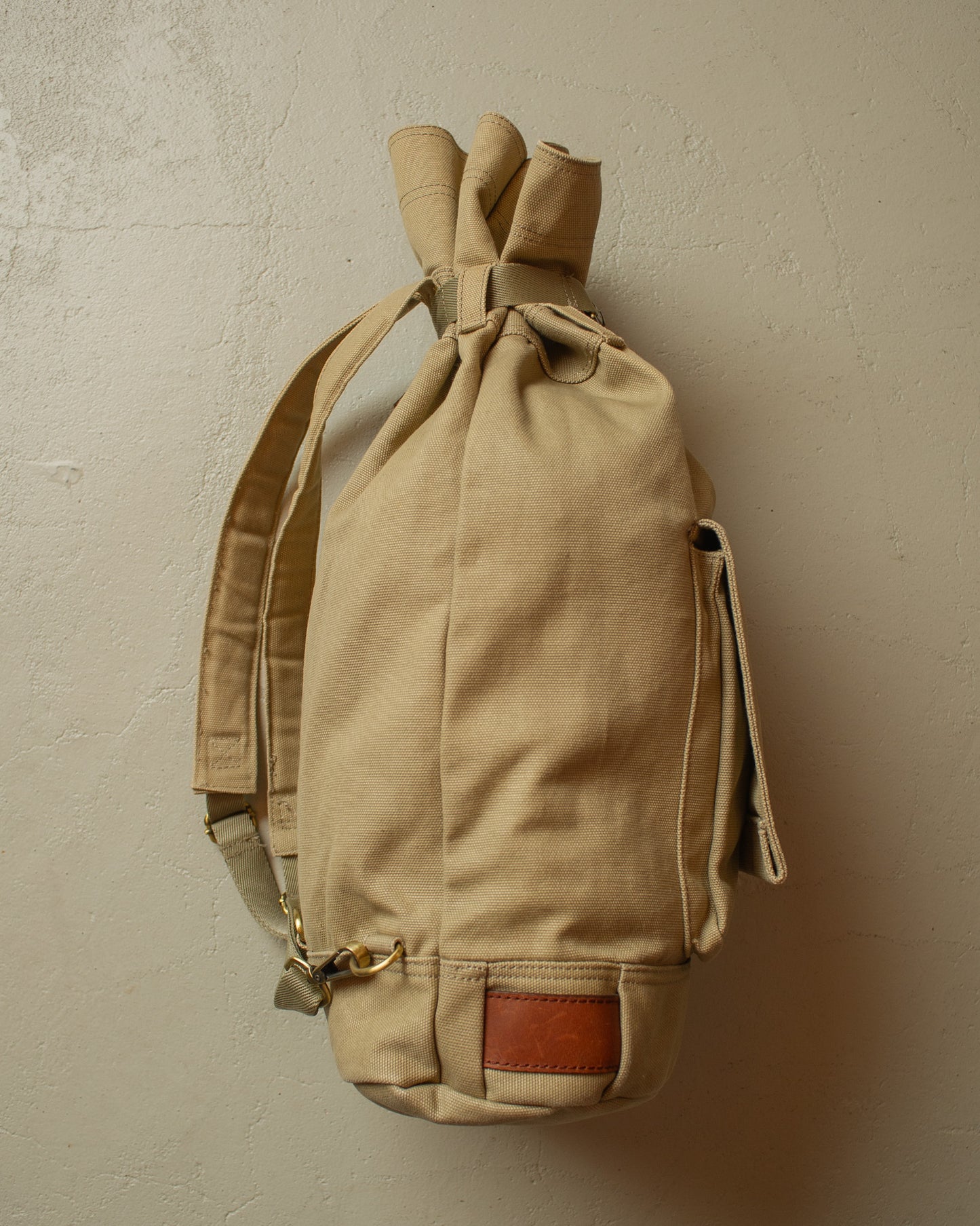 1990s Camel Backpack beige