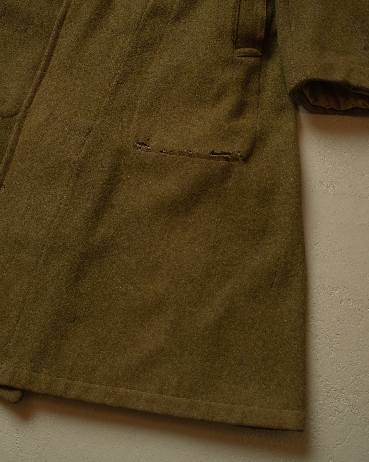 1940s WW2 US Army M39 Wool Great Coat khaki - M