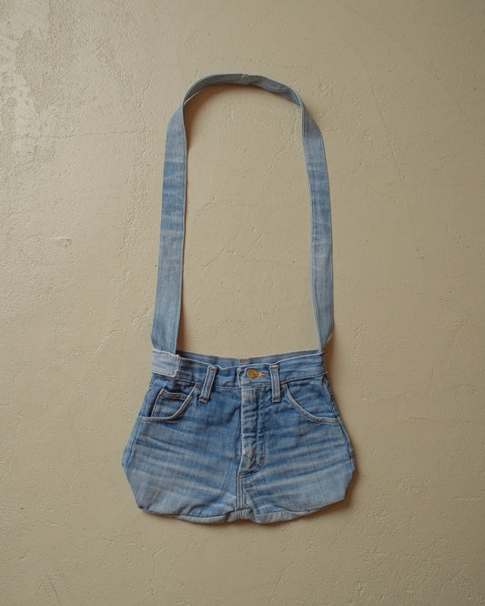 1970s/80s Selfmade Wrangler Denim Sidebag blue