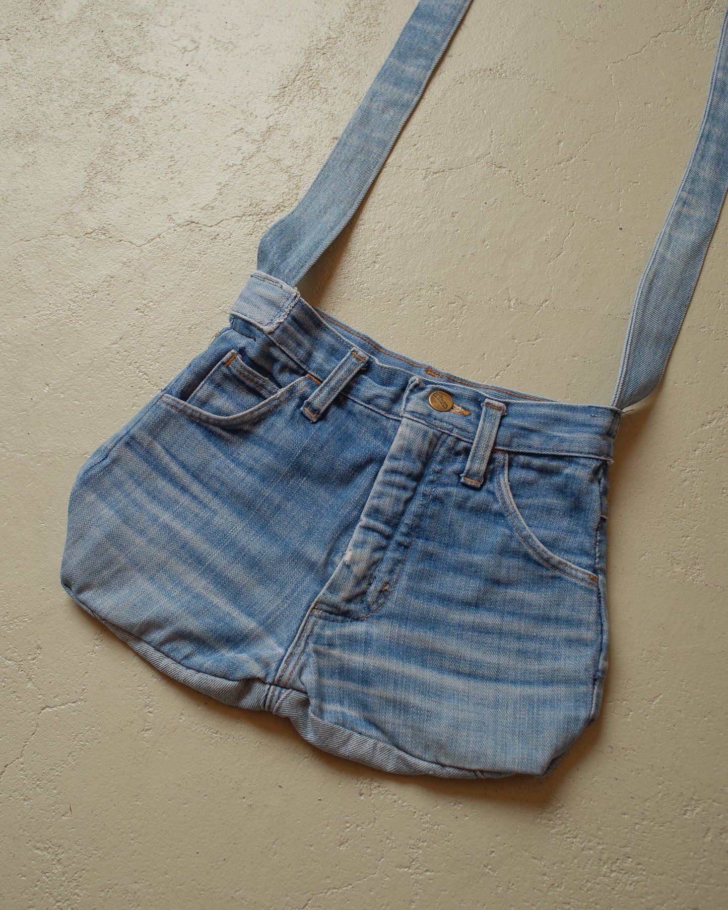 1970s/80s Selfmade Wrangler Denim Sidebag blue