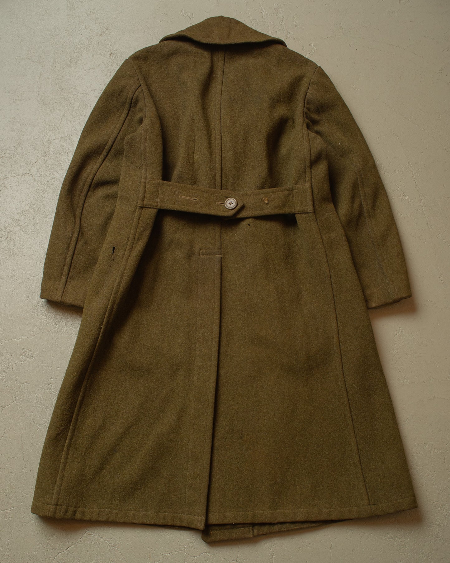 1940s WW2 US Army M39 Wool Great Coat khaki - M