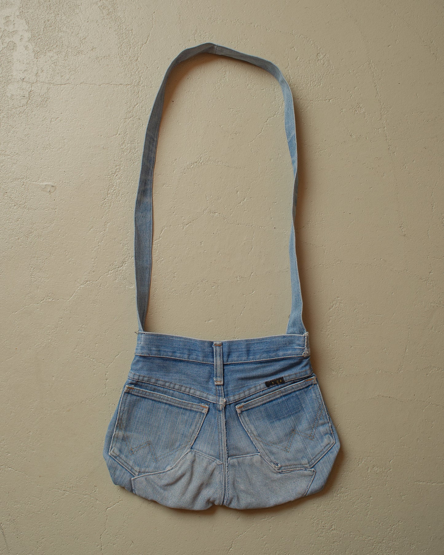 1970s/80s Selfmade Wrangler Denim Sidebag blue