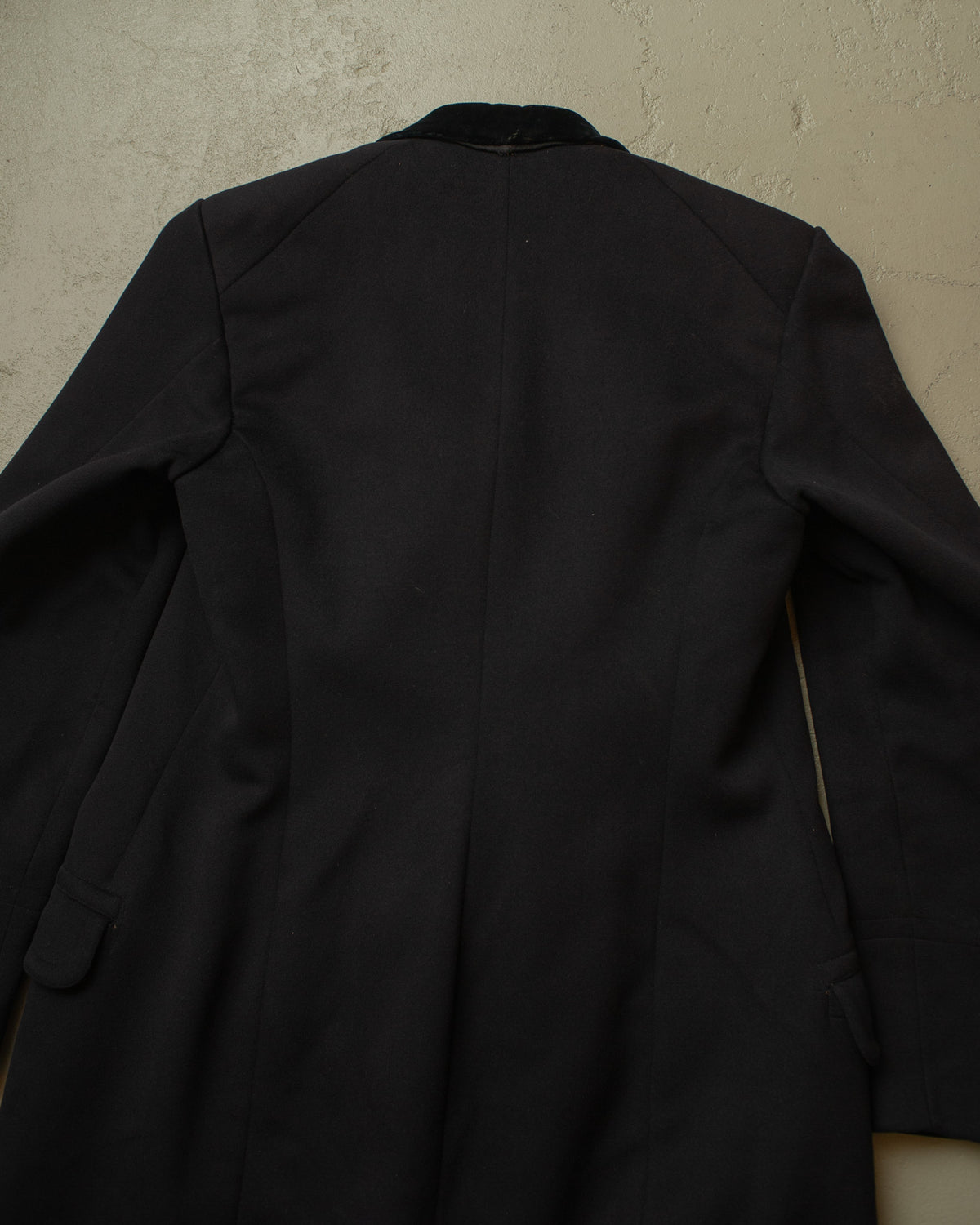 ca. 1920s German Double breasted Wool Overcoat black - M/L