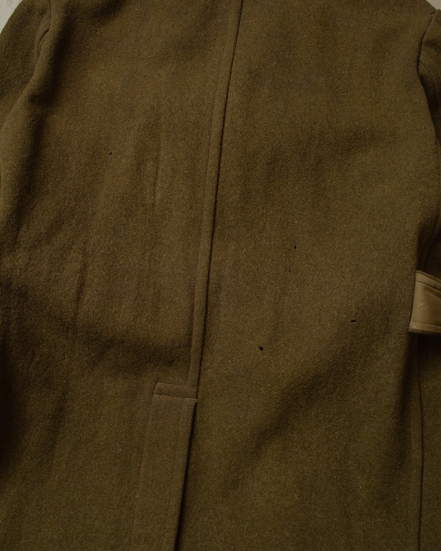 1940s WW2 US Army M39 Wool Great Coat khaki - M